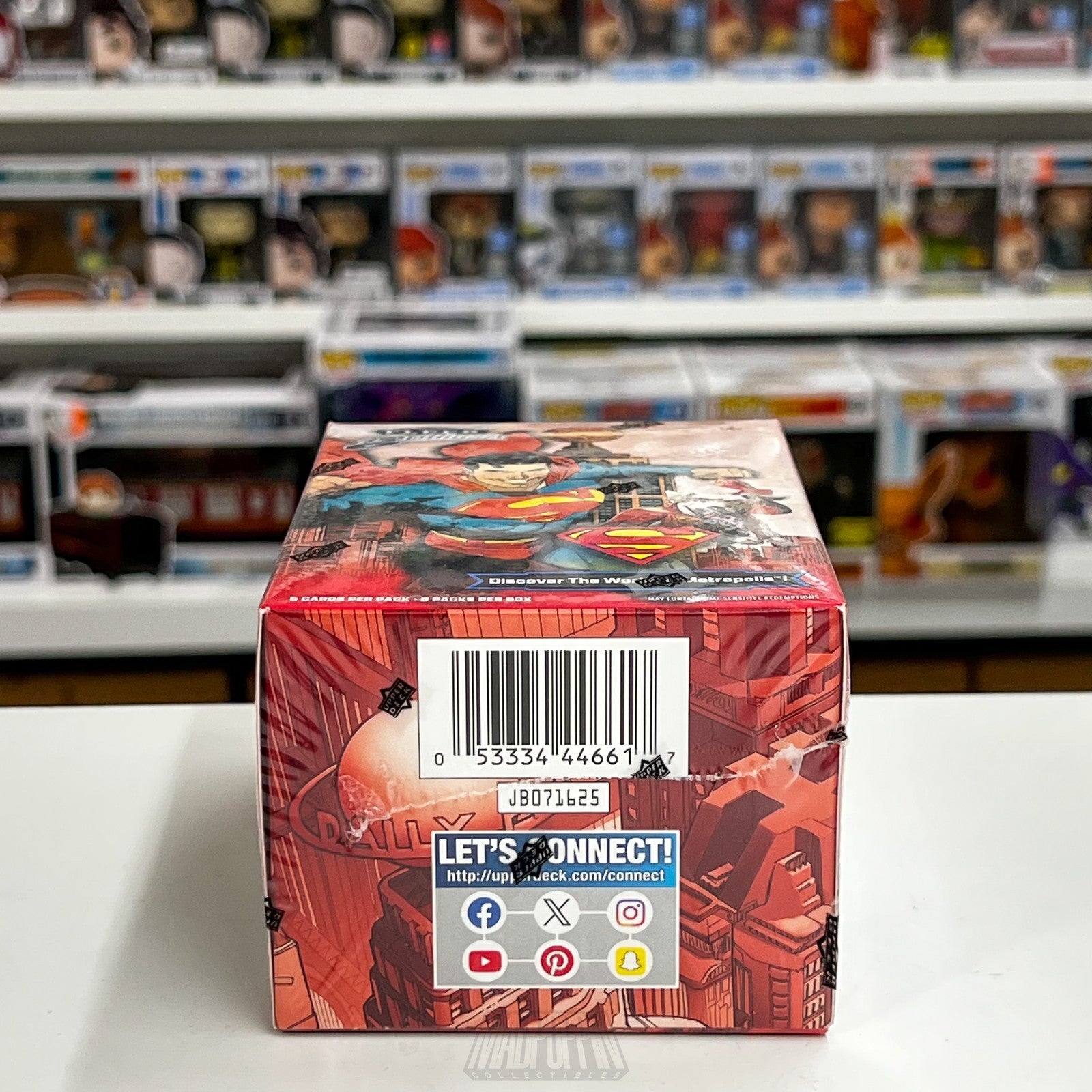 Fleer Brilliants Superman DC Red Blaster Box Parallel Target Cards Upper Deck