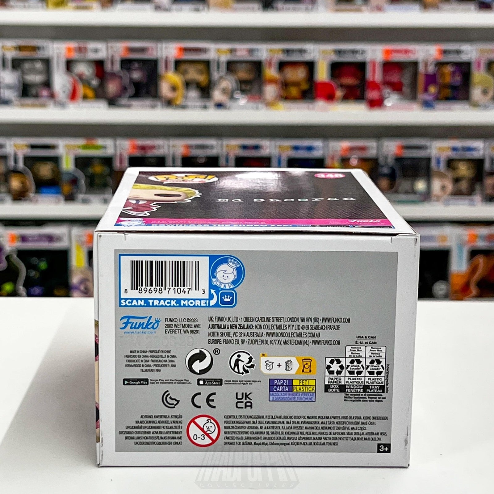 Funko Pop Rocks Ed Sheeran 348 Diamond Collection PX Previews Exclusive Glitter7