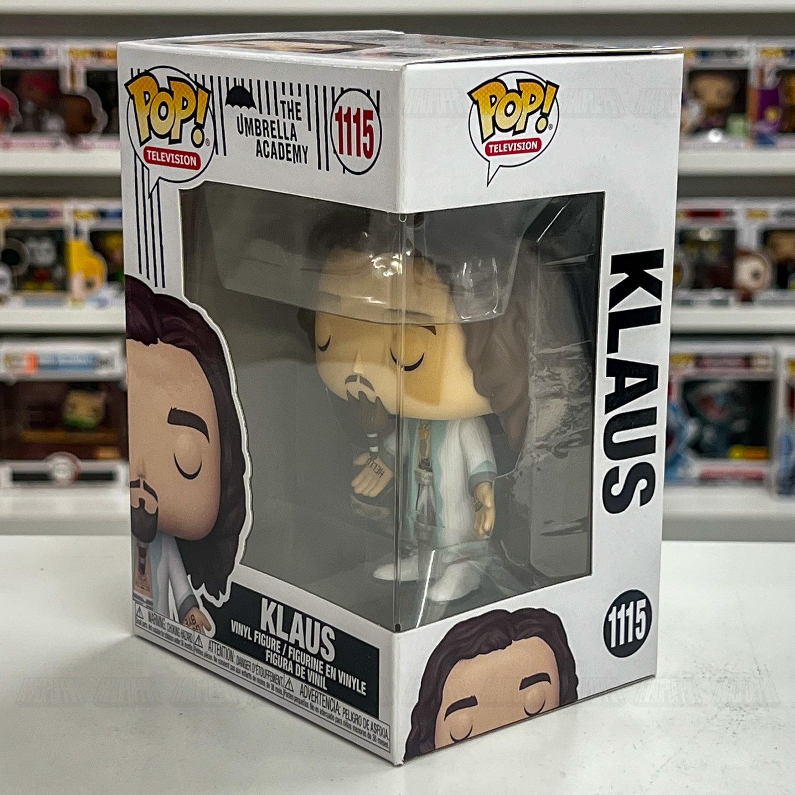 Funko Pop Television The Umbrella Academy Klaus #1115 Vinyl Figure New in Box