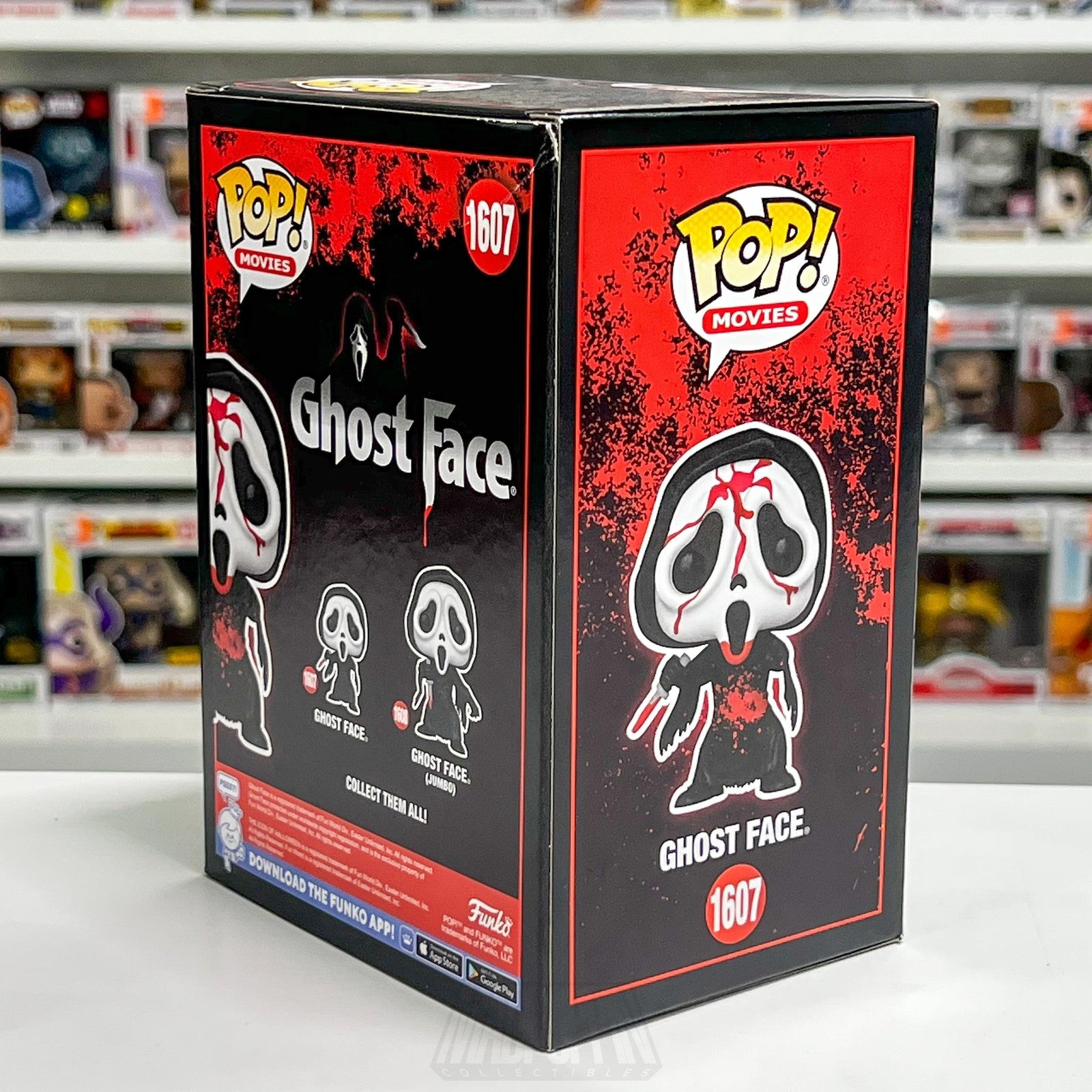 Funko Pop Ghost Face Bloody Scream 1607 Hot Topic Scare Fair 24 Horror Movie