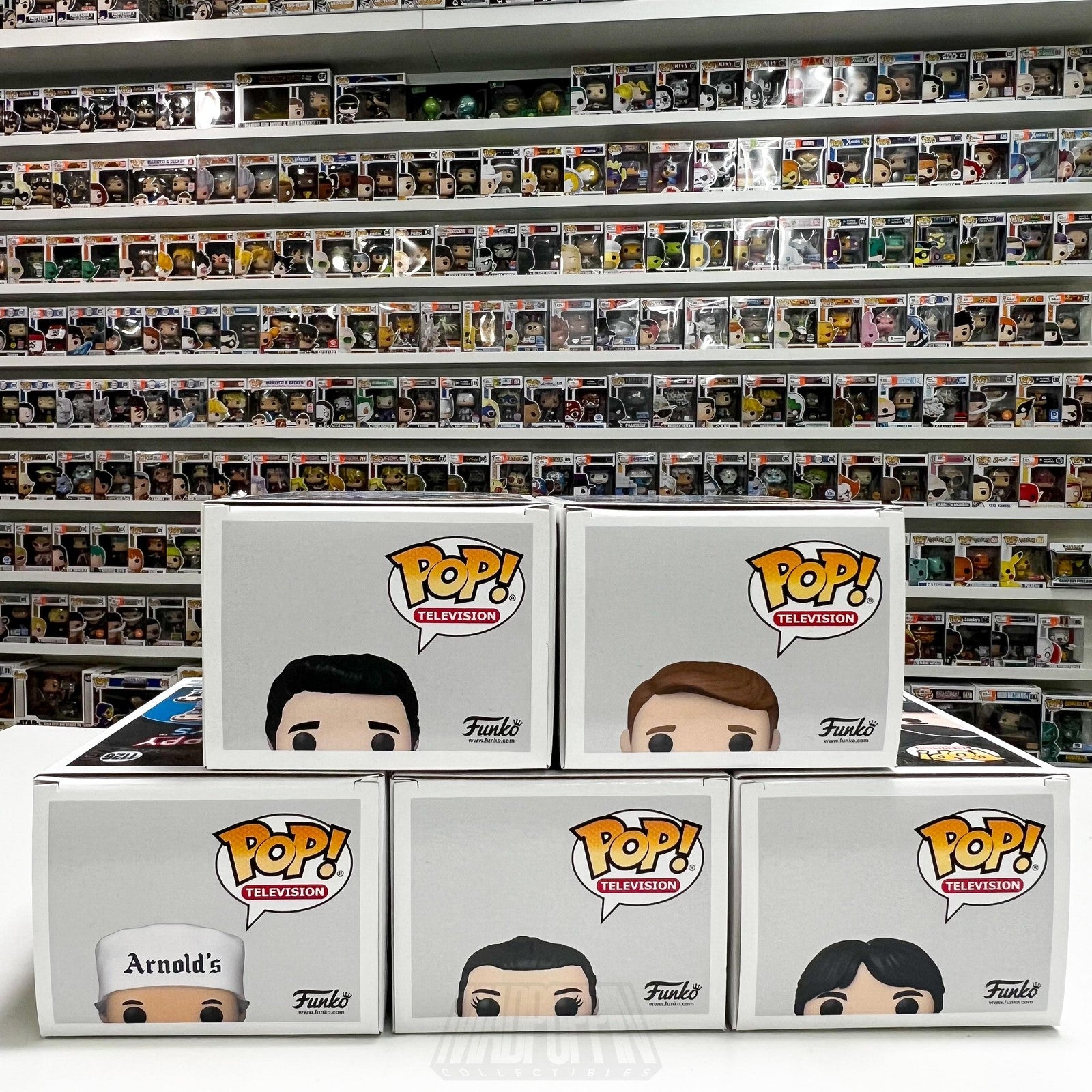 Funko Pop Television Happy Days Set of 5 Fonzie Richie Arnold Joanie Chachi TV