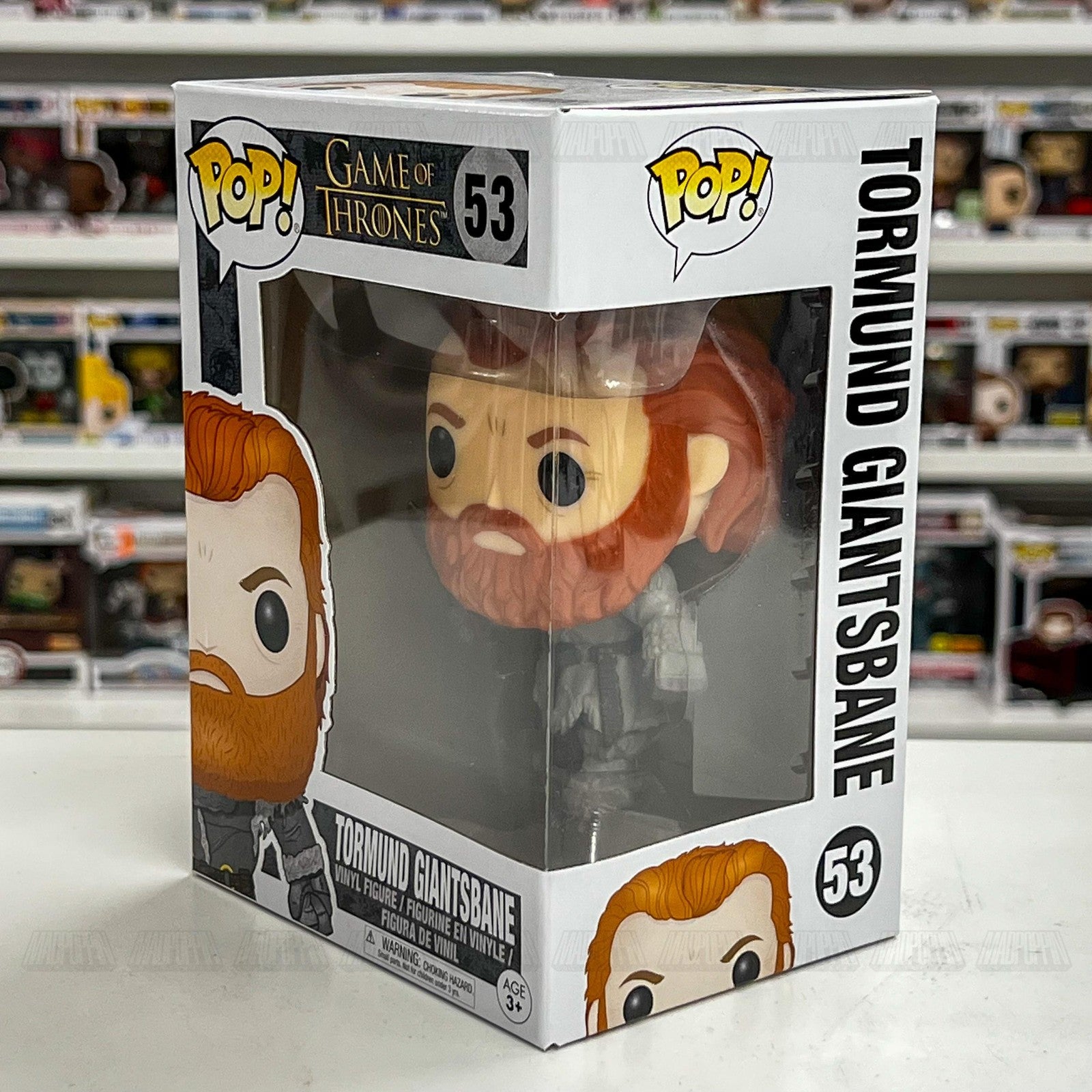 Funko Pop Game of Thrones Tormund Giantsbane 53 Vinyl Figure Edition 7 New Box