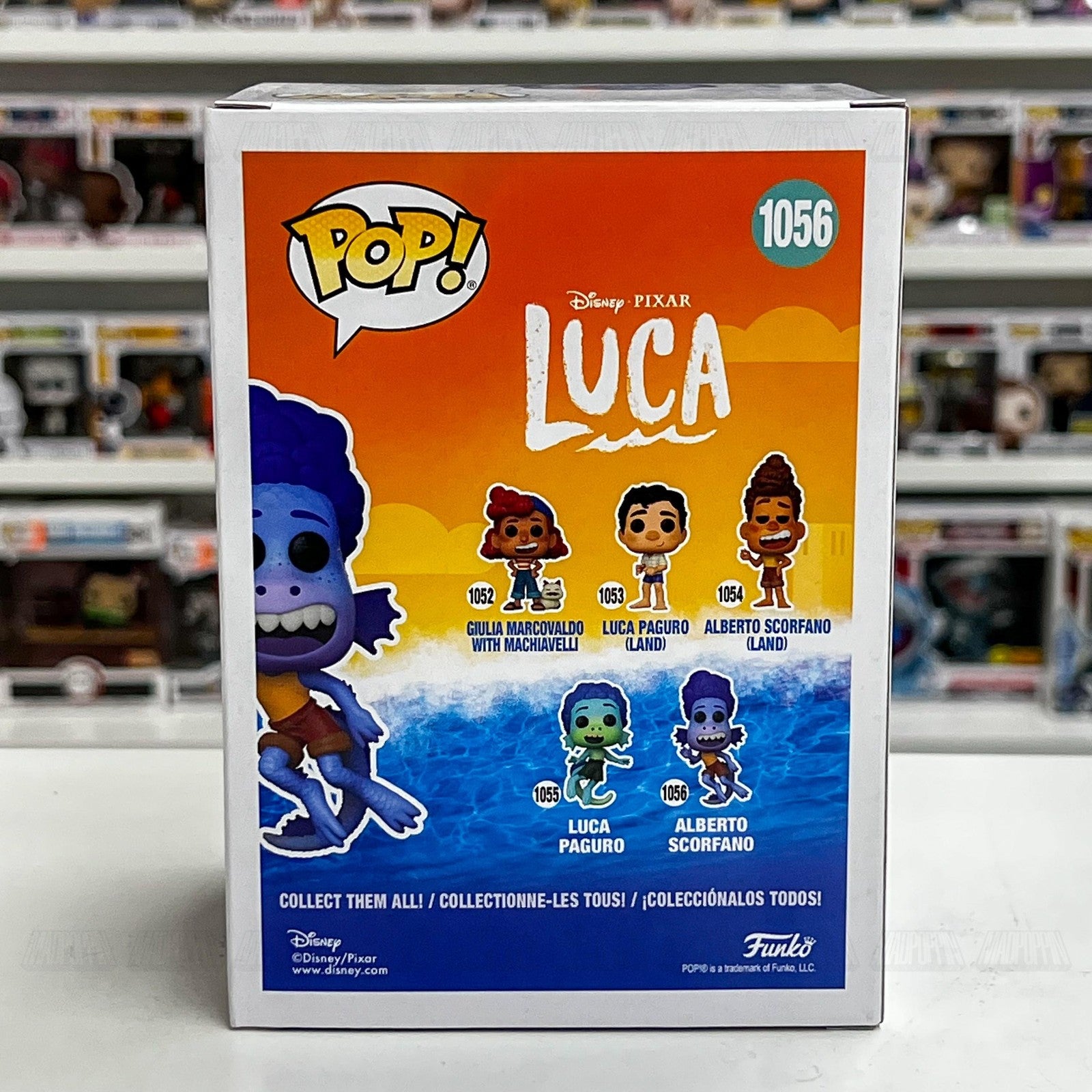 Funko Pop Disney Pixar Luca Alberto Scorfano #1056 Sea Monster Vinyl Figure