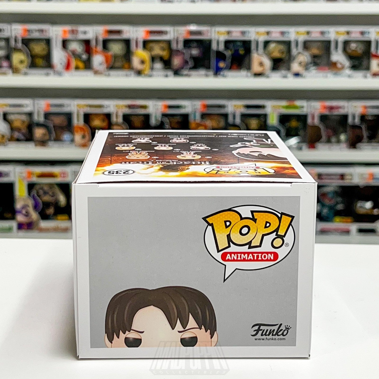 Funko Pop! Animation Attack on Titan Levi 235 Vinyl Figure 2021 Box Anime Toy