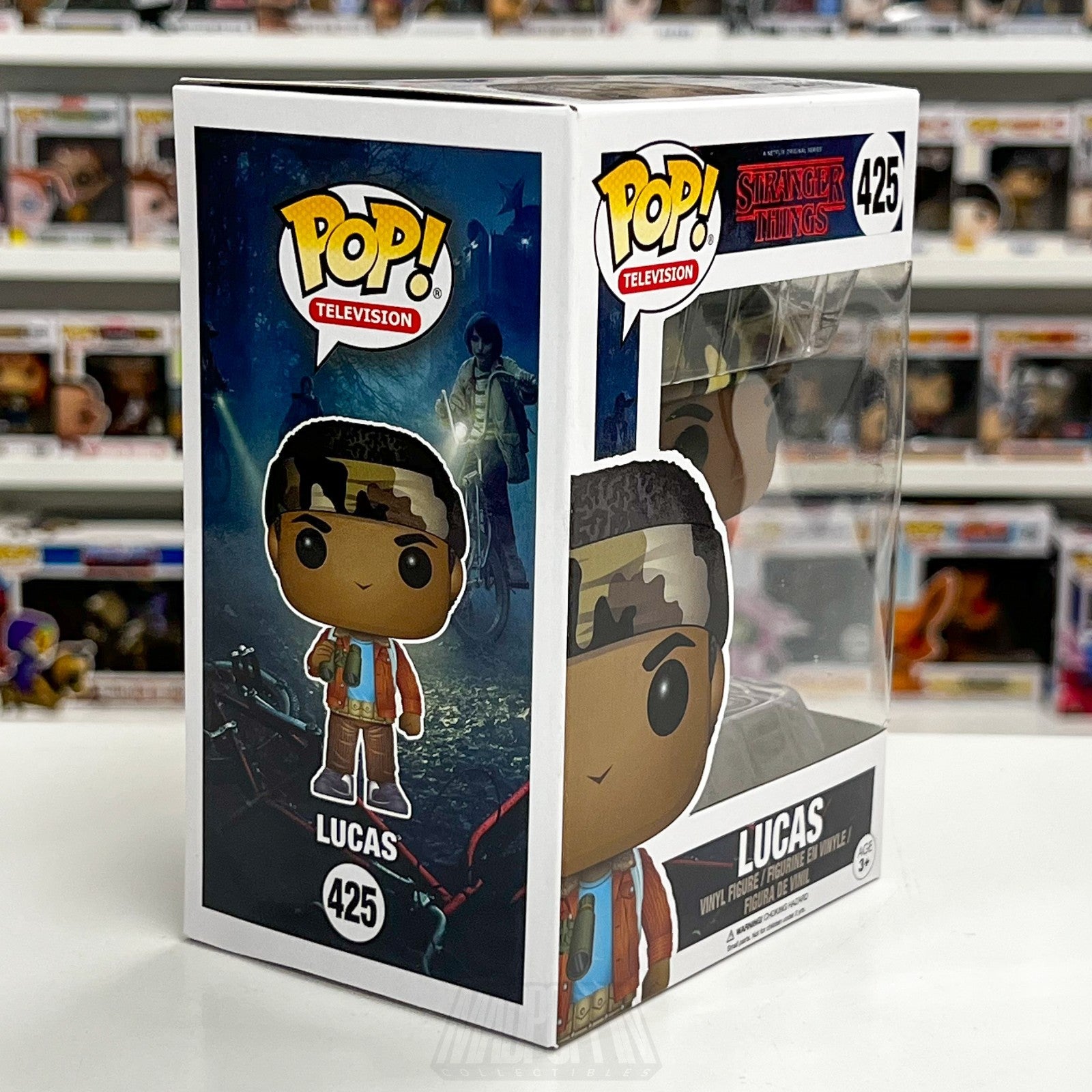 Funko Pop Television Stranger Things Lucas Sinclair 425 Original Vinyl Figure5