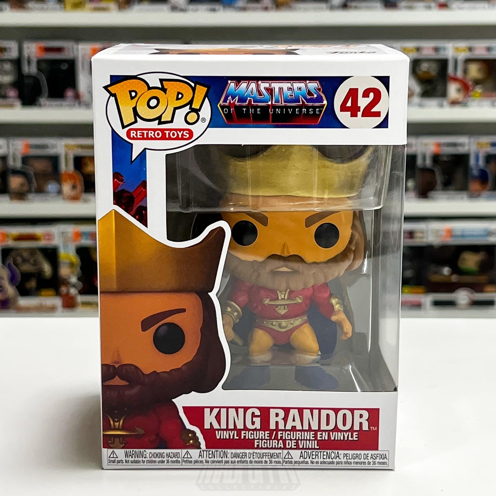 Funko Pop Retro Toys Masters of the Universe King Randor 42 Vinyl Figure MOTU