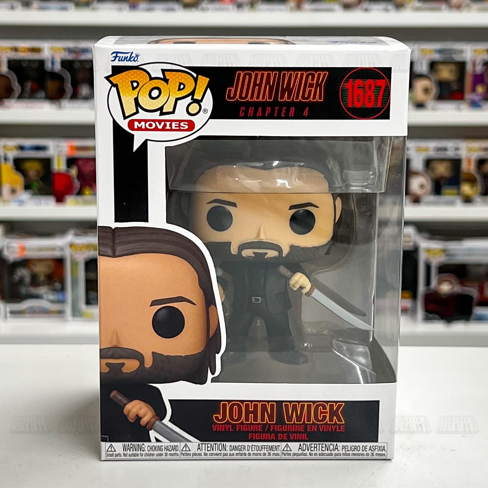 Funko Pop John Wick Chapter 4 1687 Vinyl Figure Movies Collectible New In Box0