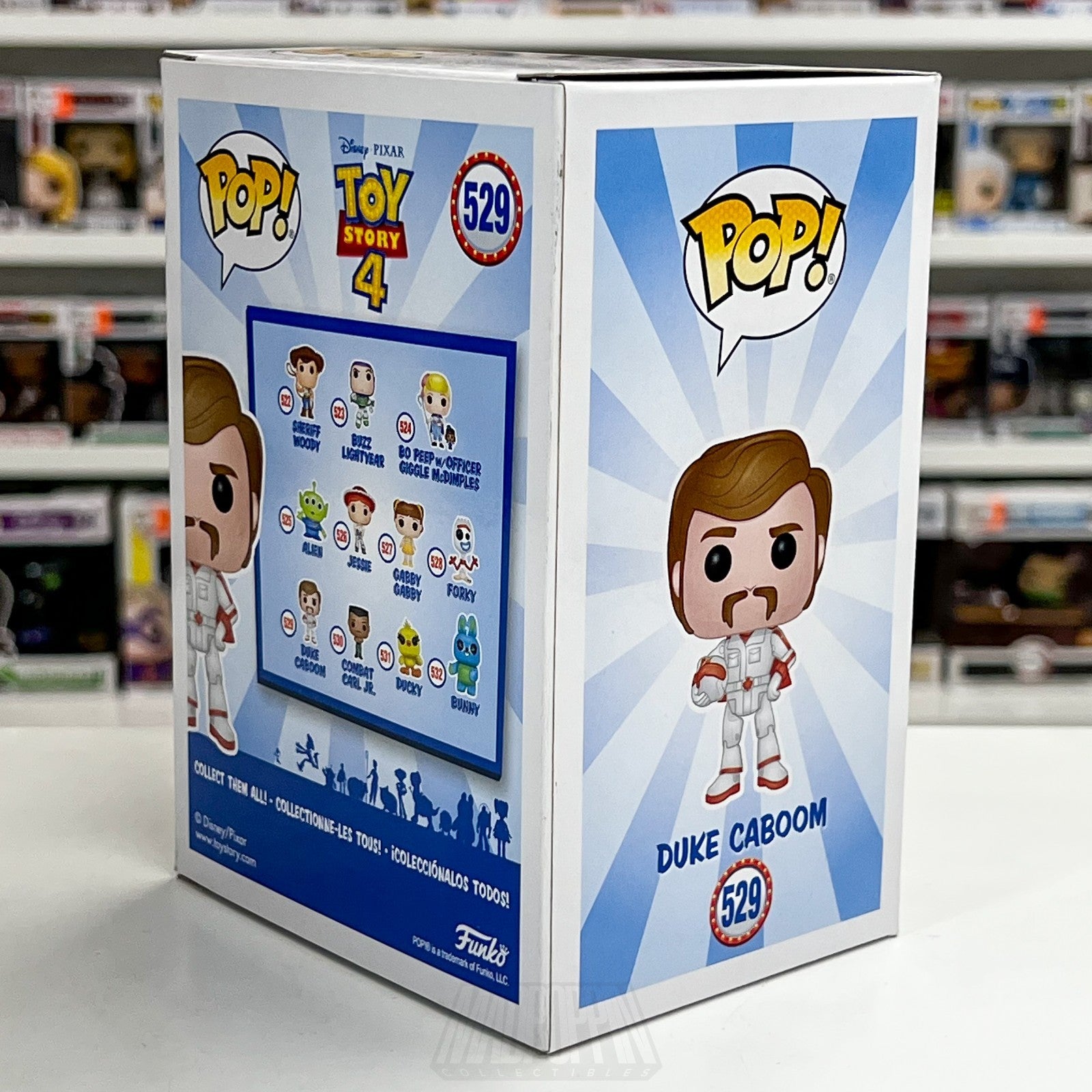 Funko Pop Disney Pixar Toy Story 4 Duke Caboom 529 Vinyl Figure Keanu Reeves Toy4