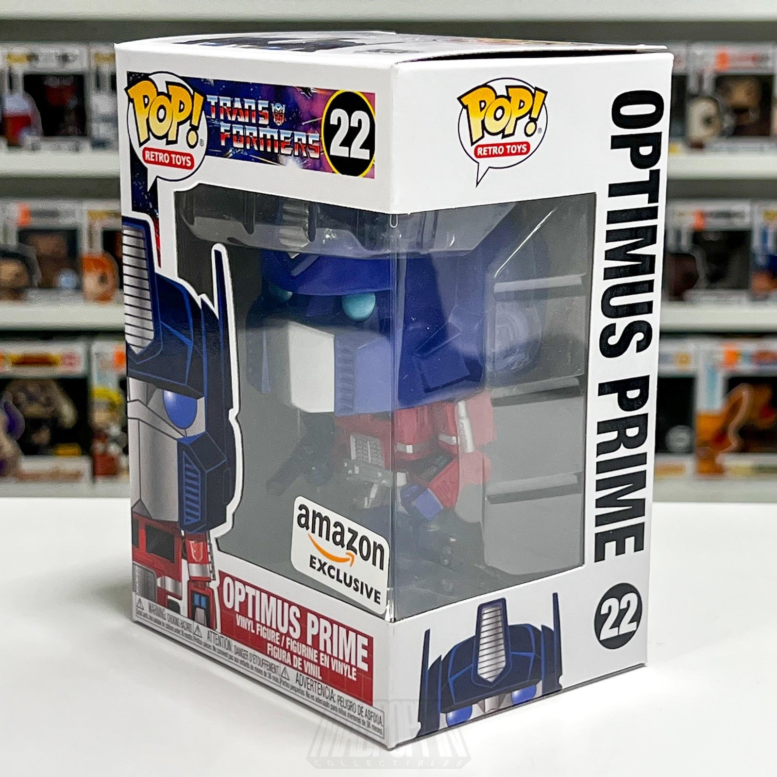 Funko Pop Retro Toys Transformers Optimus Prime 22 Amazon Autobot Animation MIB