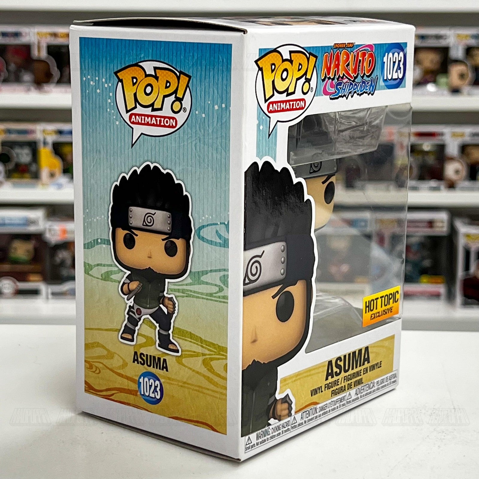 Funko Pop Naruto Shippuden Asuma #1023 Hot Topic Exclusive Vinyl Figure NIB