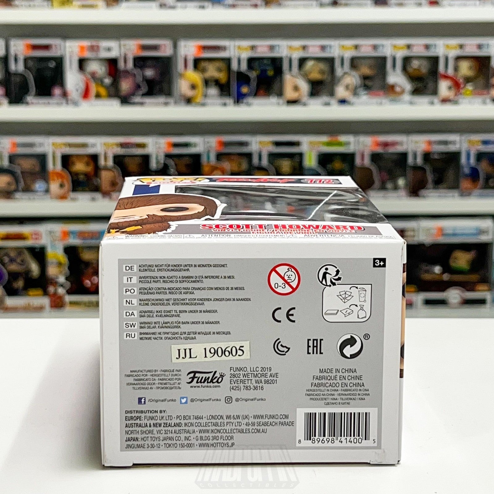 Funko Pop! Movies Teen Wolf Scott Howard 772 Vinyl Figure In Box Basketball Toy