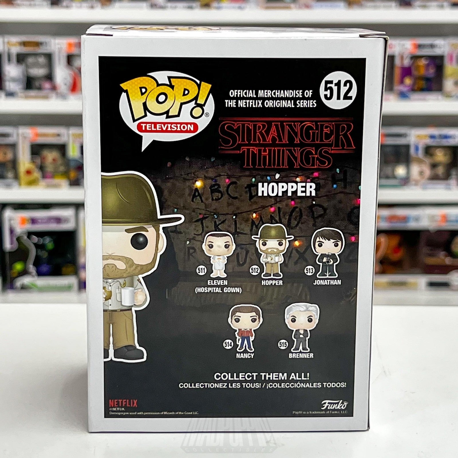 Funko Pop Television Stranger Things Hopper 512 Vinyl Figure Horror Toy Netflix3