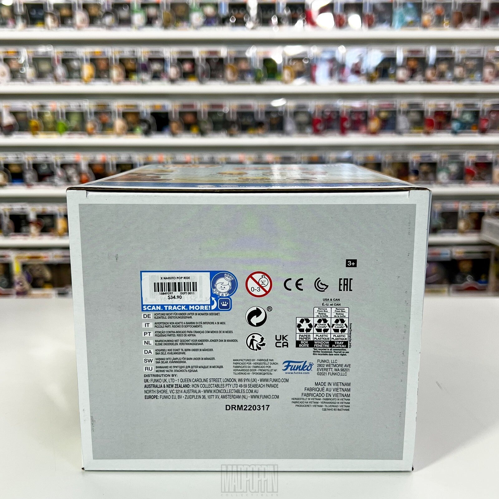 Funko Pop Rides Anime Naruto Shippuden Uzumaki on Gamakichi Hot Topic Toad 106