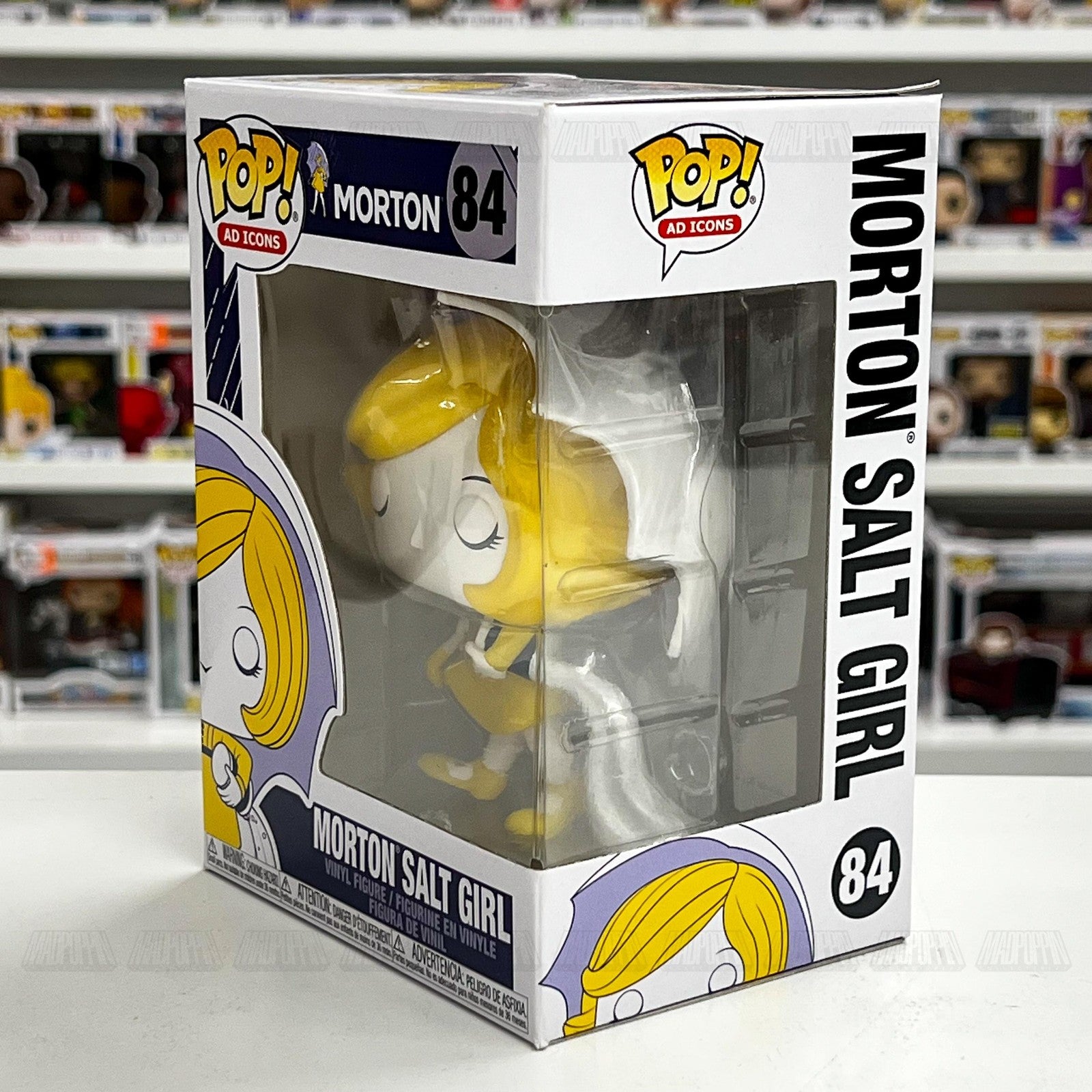 Funko Pop Ad Icons Morton Salt Girl Vinyl Figure #84 New In Box Collectible Toy