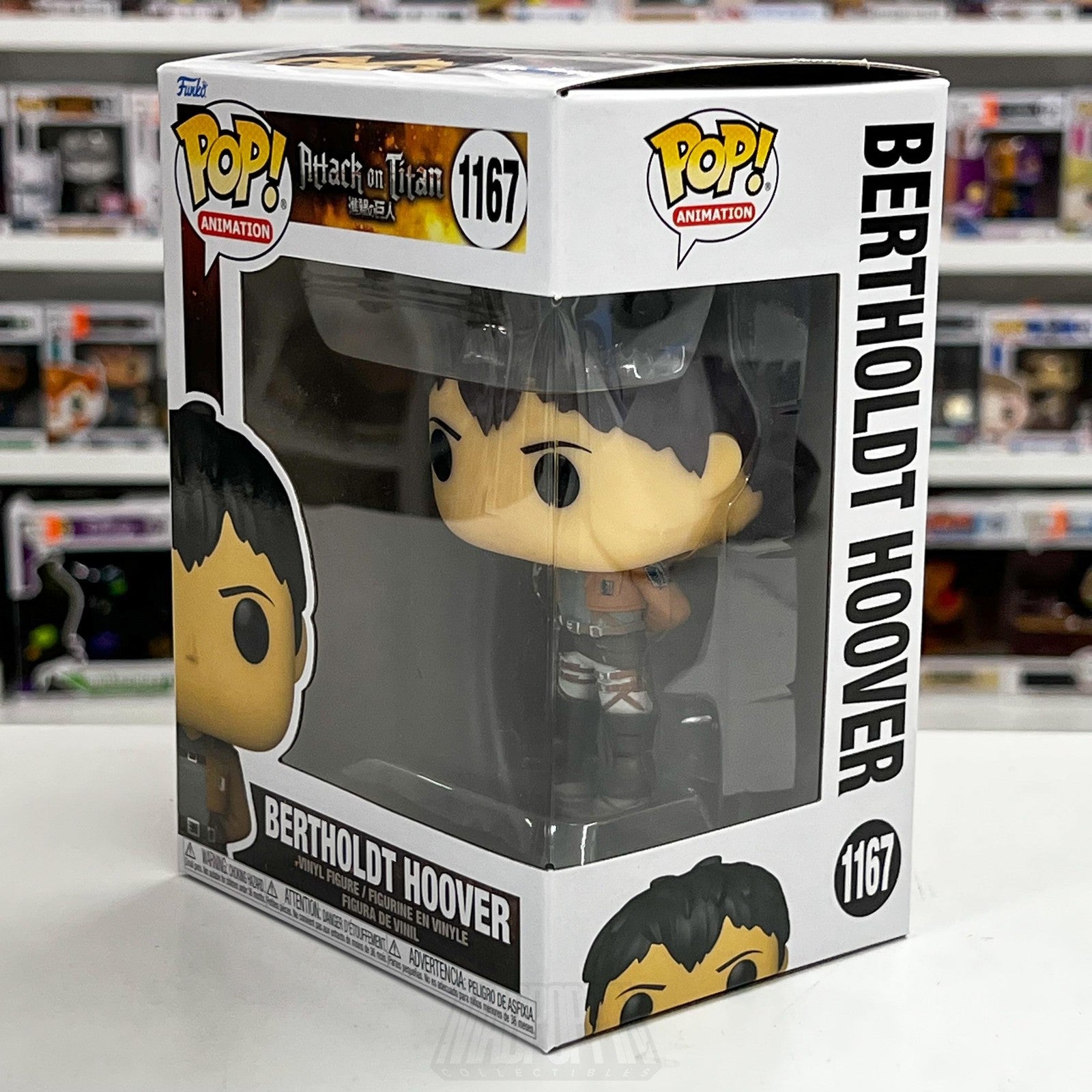 Funko Pop Anime Attack On Titan Bertholdt Hoover 1167 Vinyl Figure AOT Animation1
