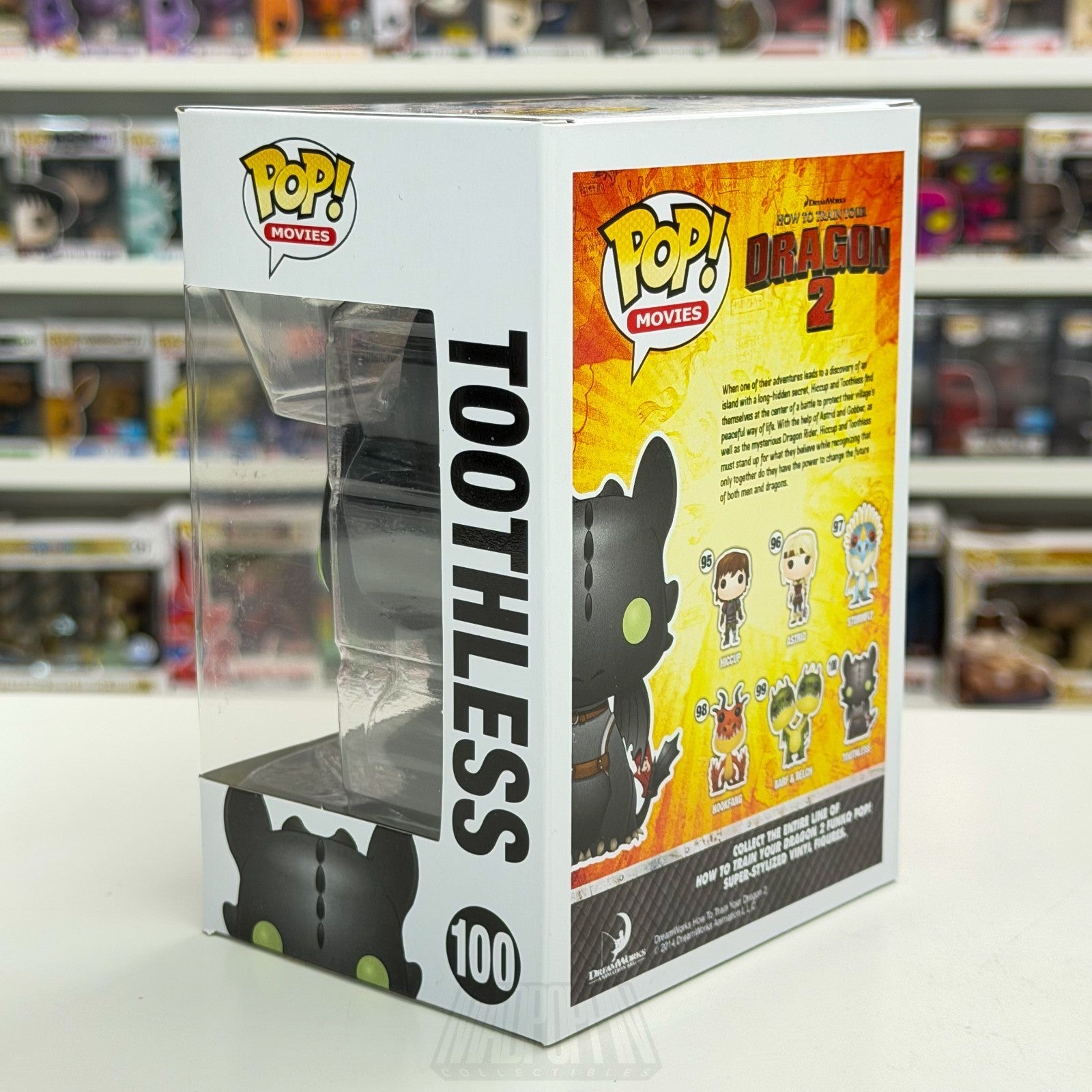 Funko Pop Movies How To Train Your Dragon 2 Toothless 100 Fantasy Vinyl Figure2