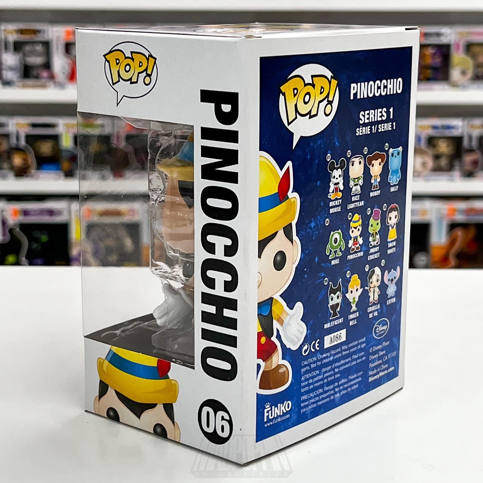 Funko Pop Disney Store Logo Pinocchio 06 Series 1 Vinyl Figure Boxed Collectible2