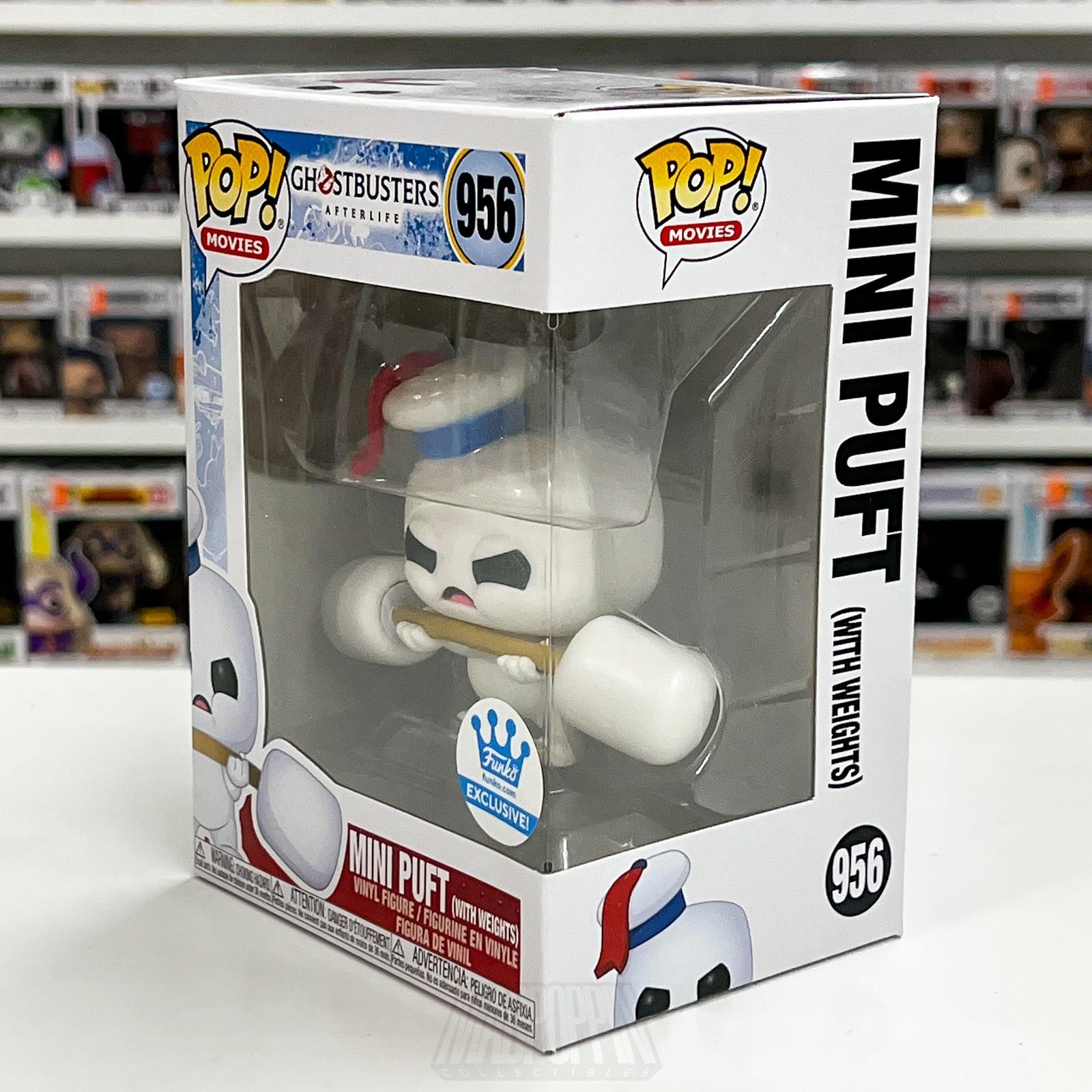 Funko Pop Ghostbusters Afterlife Mini Puft With Weights #956 Funko Exclusive Toy