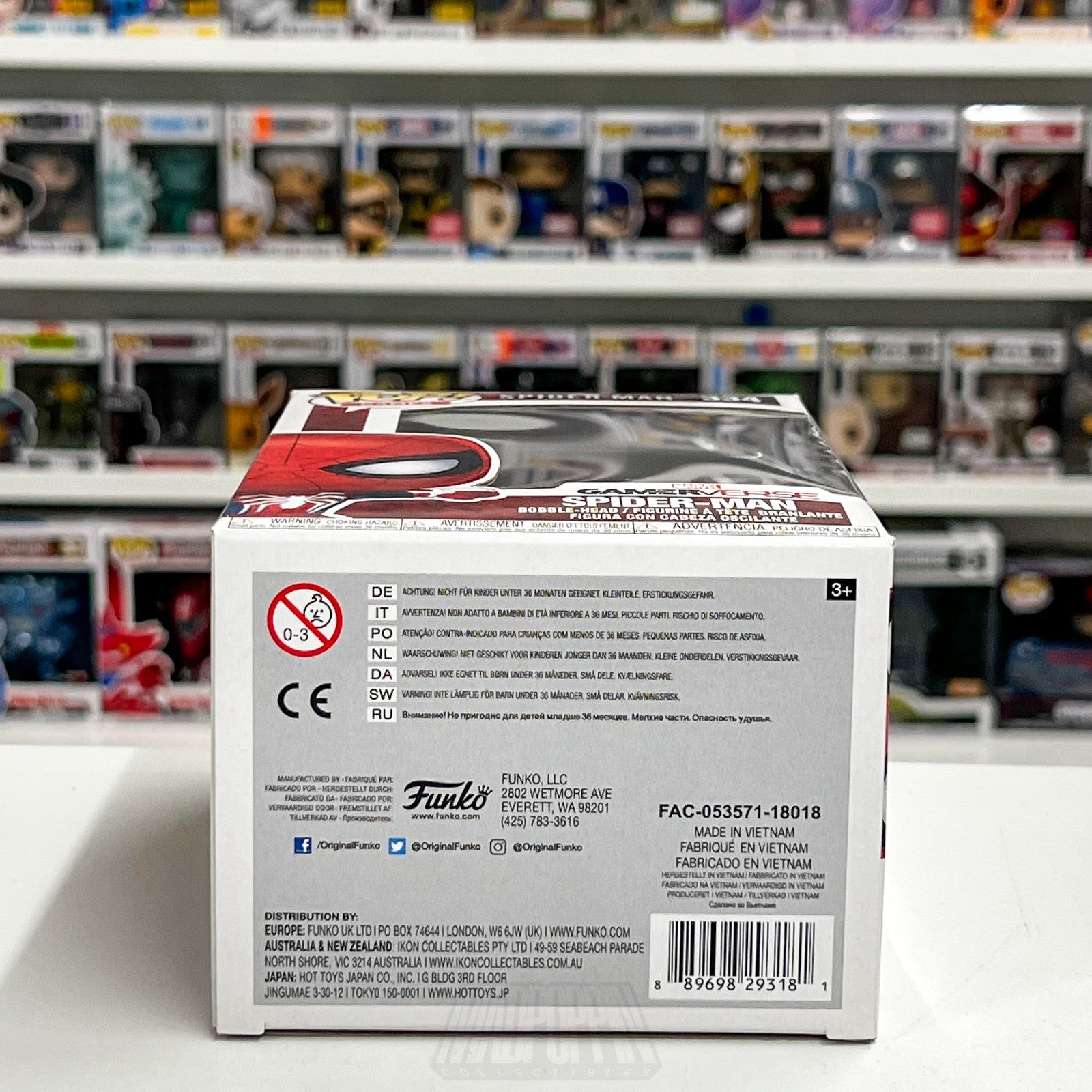 Funko Pop Marvel Gamerverse Spider-Man GameStop 334 Peter Parker Vinyl Figure7