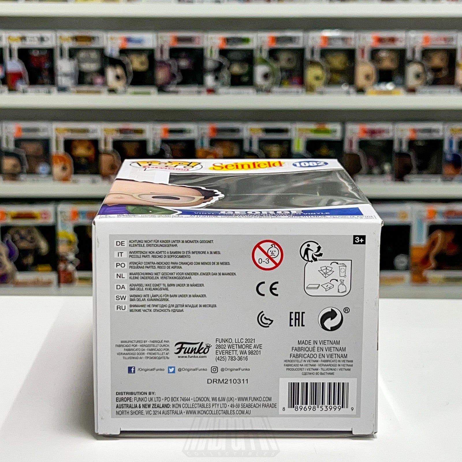 Funko Pop! Television Seinfeld #1082 George Costanza Toy Comedy Sitcom TV Show