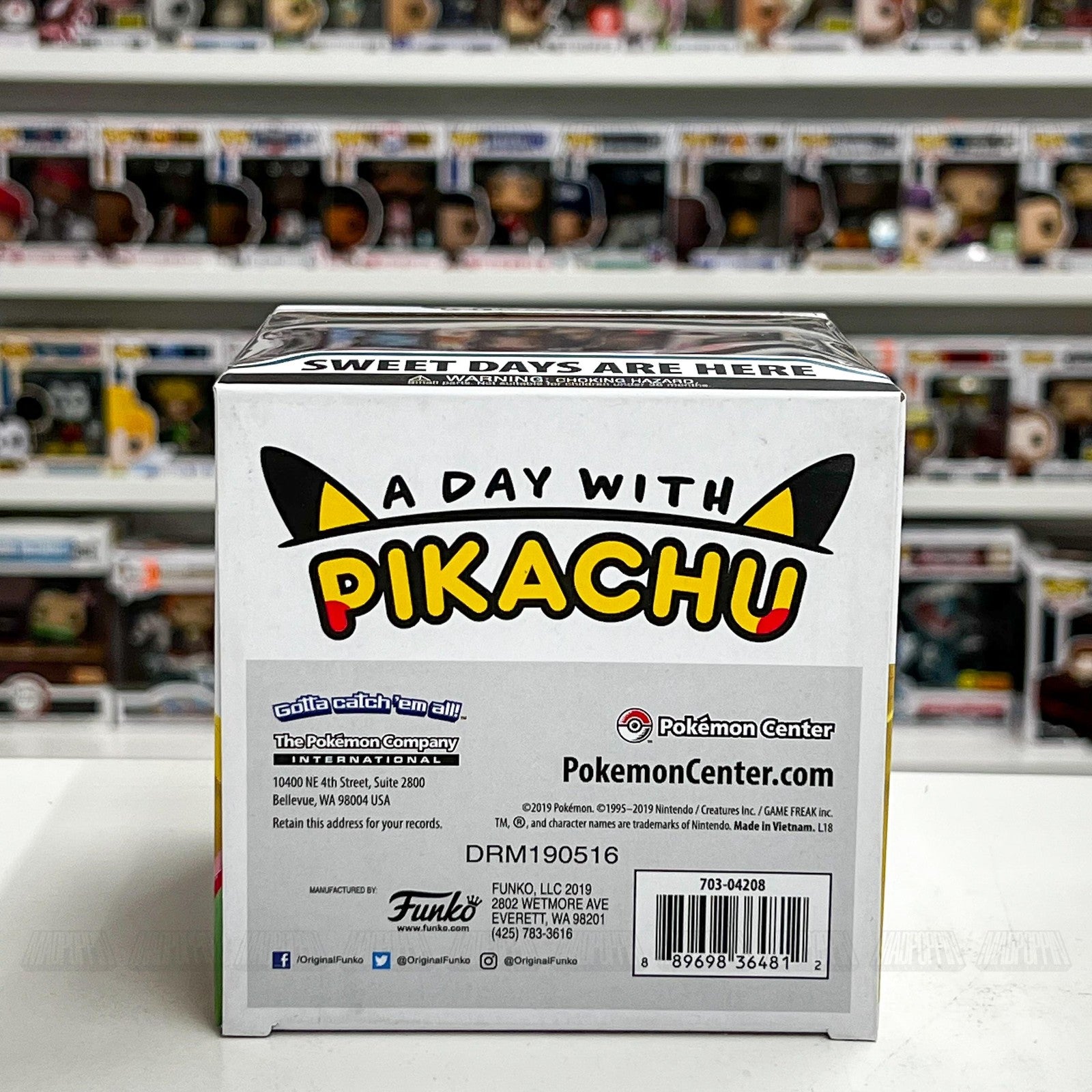 A Day With Pikachu Sweet Days Are Here Figure Funko Pokemon Center Exclusive New