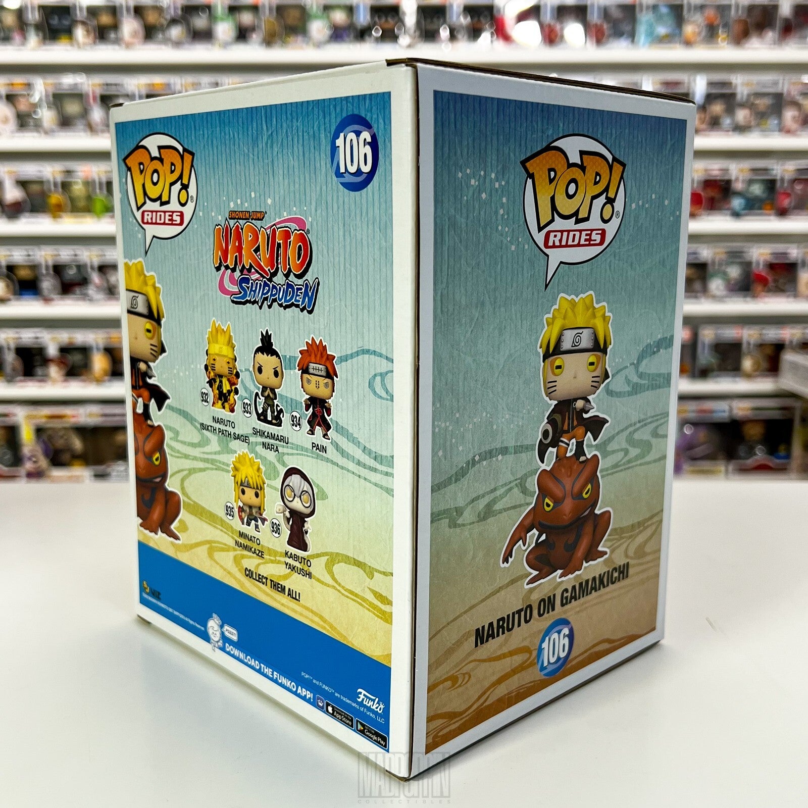 Funko Pop Rides Anime Naruto Shippuden Uzumaki on Gamakichi Hot Topic Toad 106