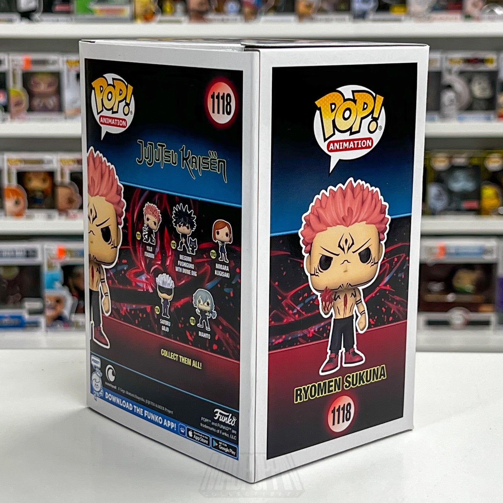 Funko Pop Anime Jujutsu Kaisen Ryomen Sukuna 1118 Special Edition Vinyl Figure4