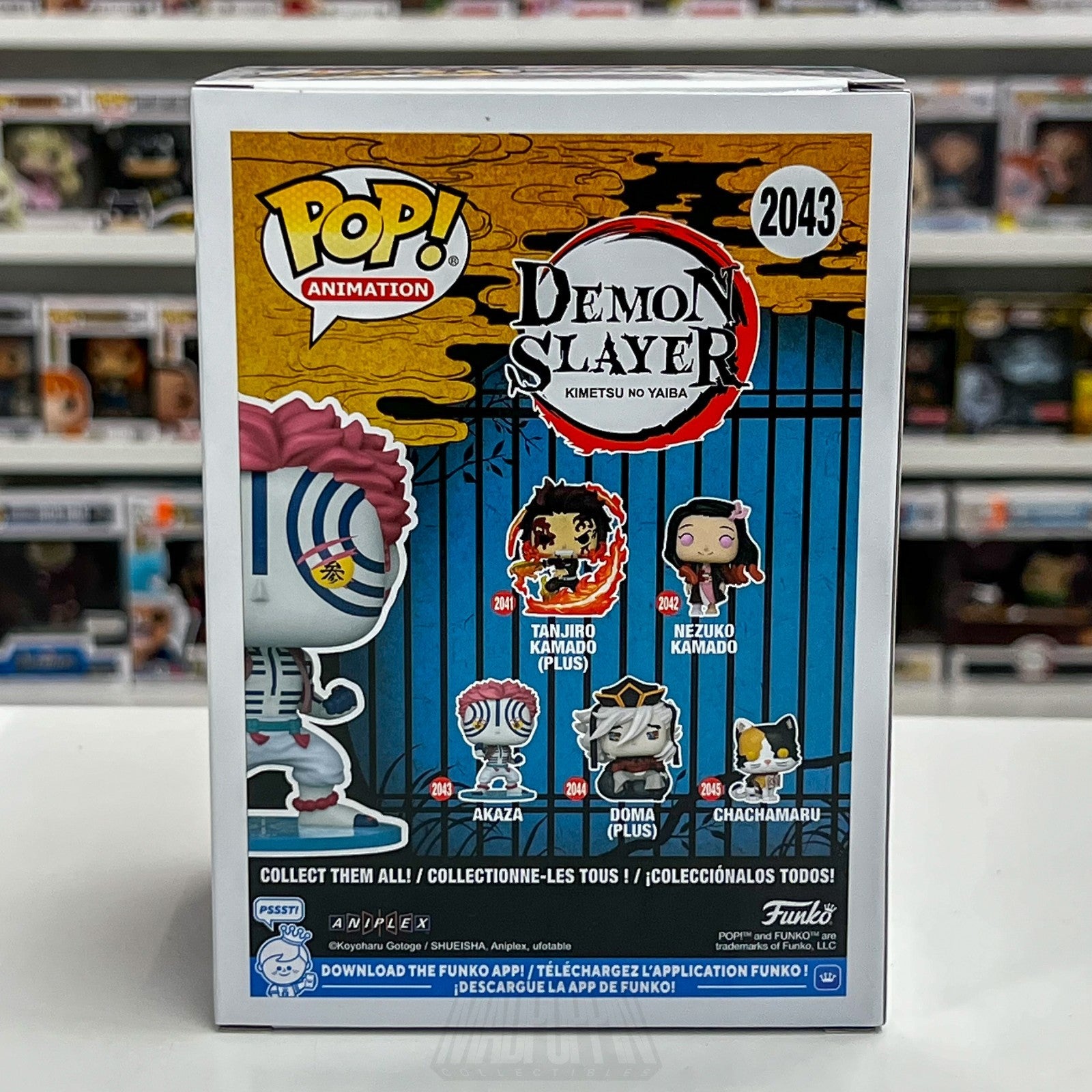 Funko Pop Anime Demon Slayer Akaza 2043 Twelve Kizuki Japan Manga Vinyl Figure3