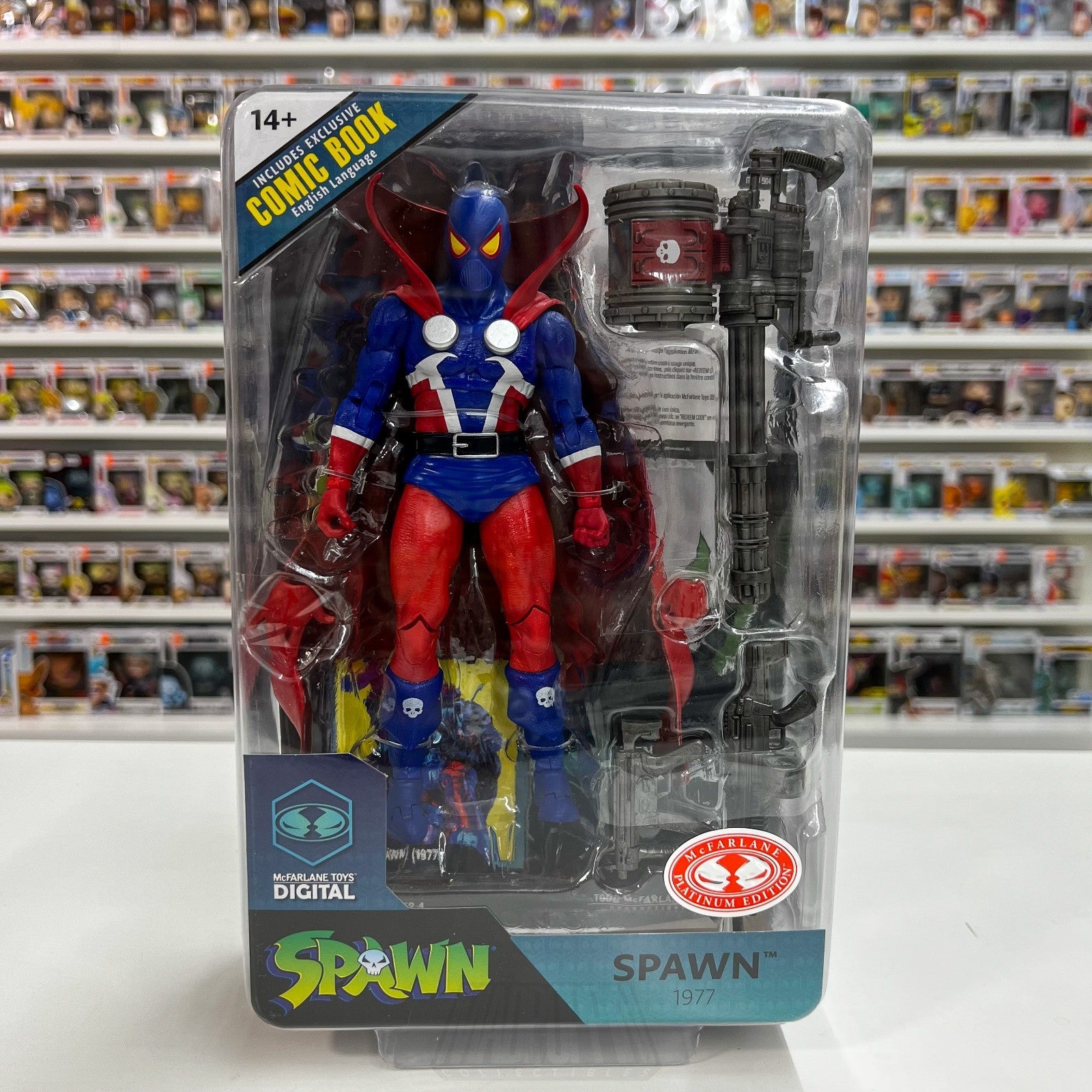 McFarlane Toys Spawn 1977 Page Punchers RED PLATINUM 7