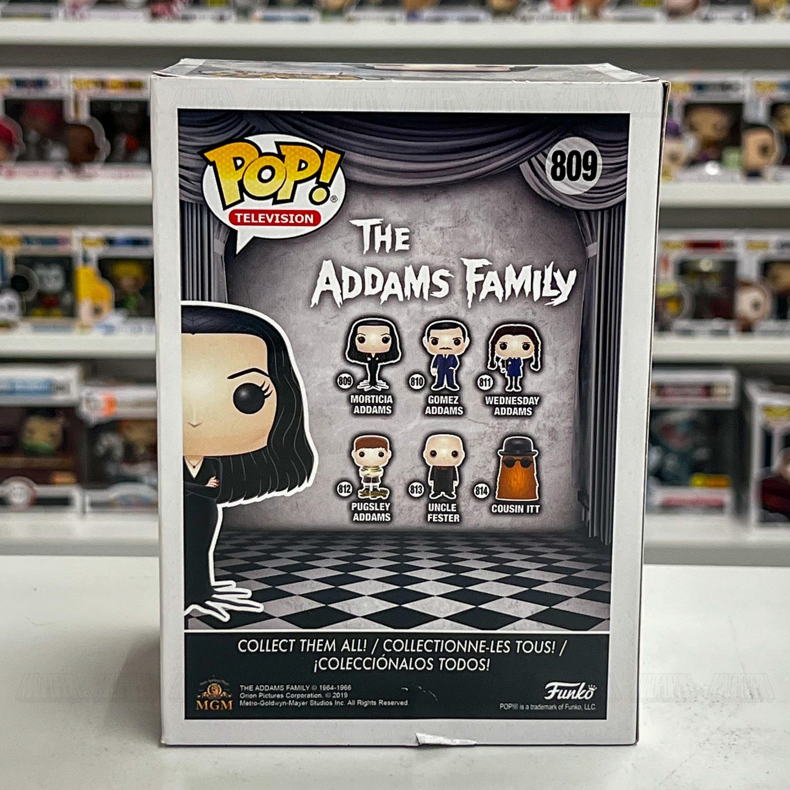 Funko Pop Television Morticia Addams Family 809 Vinyl Figure New Collectible