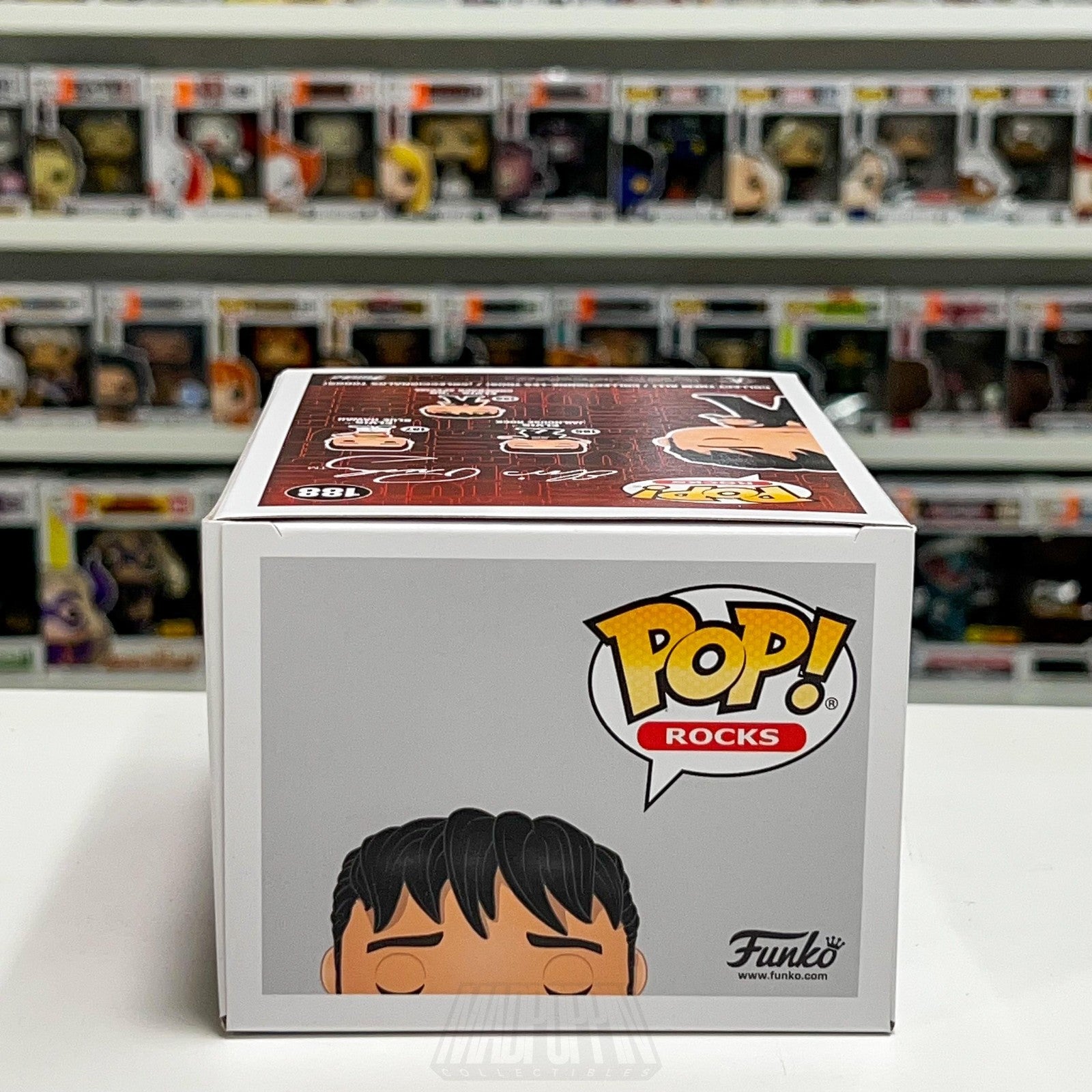 Funko Pop Rocks Elvis Presley 68 Comeback Special 188 Vinyl Figure NIB Toy