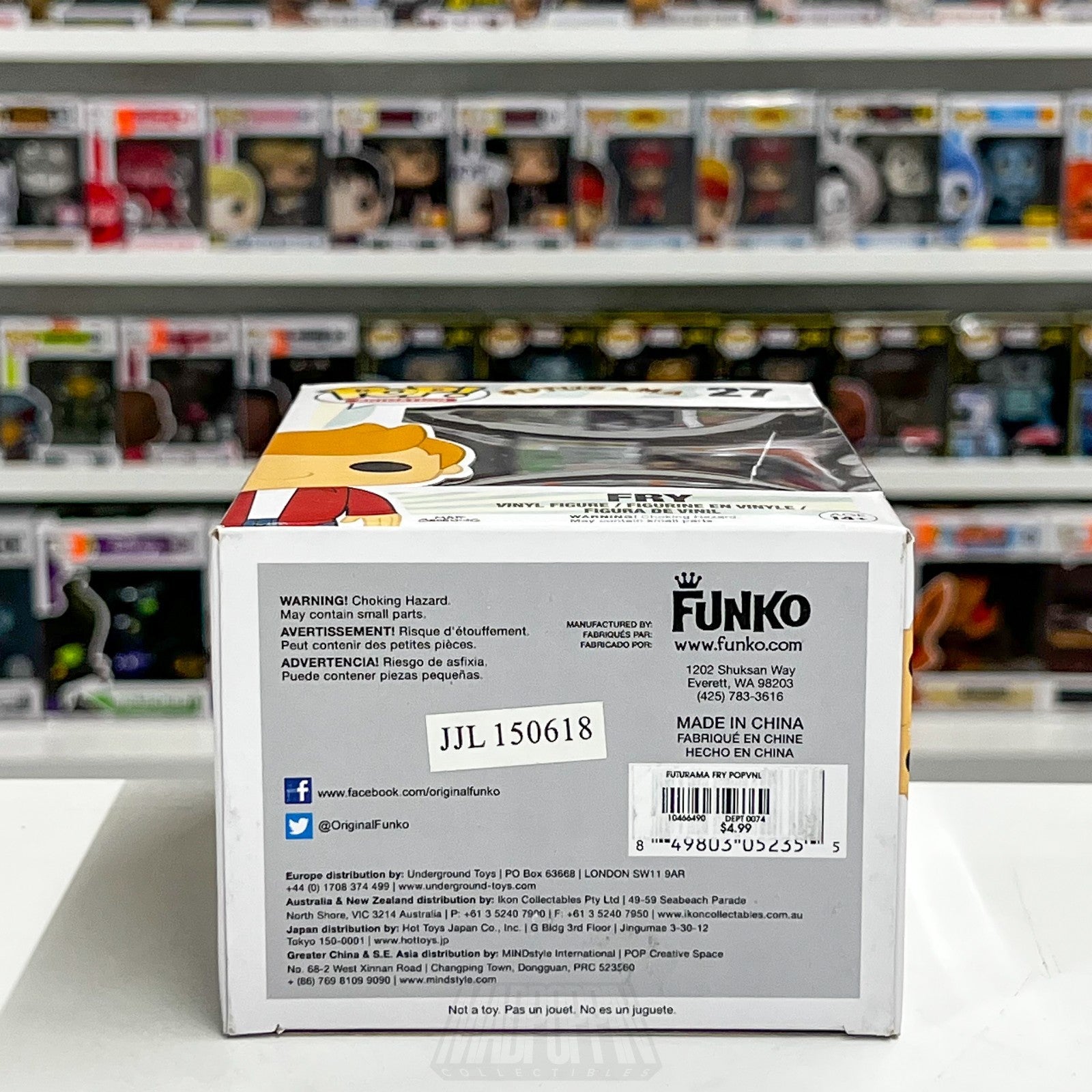 Funko Pop Animation Futurama Fry 27 Vaulted Sci-Fi Cartoon Network Vinyl Figure7