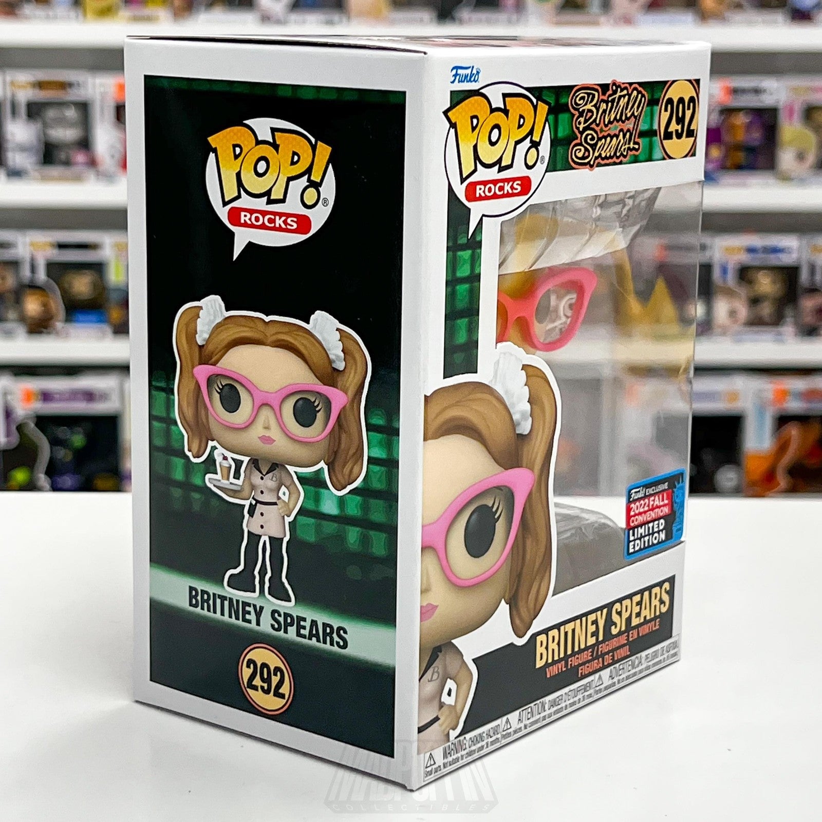 Funko Pop Rocks Britney Spears 292 Fall 2022 Convention Limited Edition Vinyl5