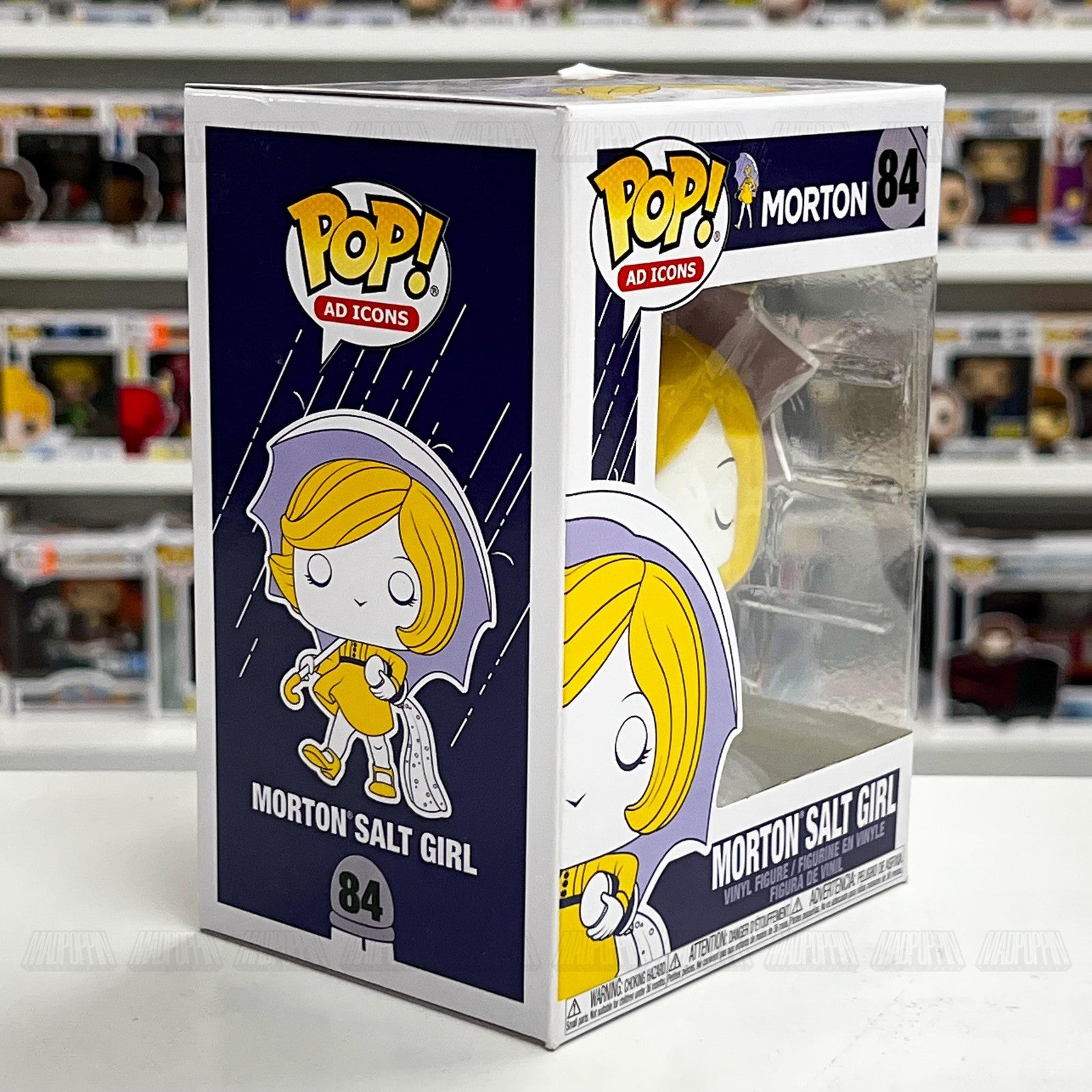Funko Pop Ad Icons Morton Salt Girl Vinyl Figure #84 New In Box Collectible Toy