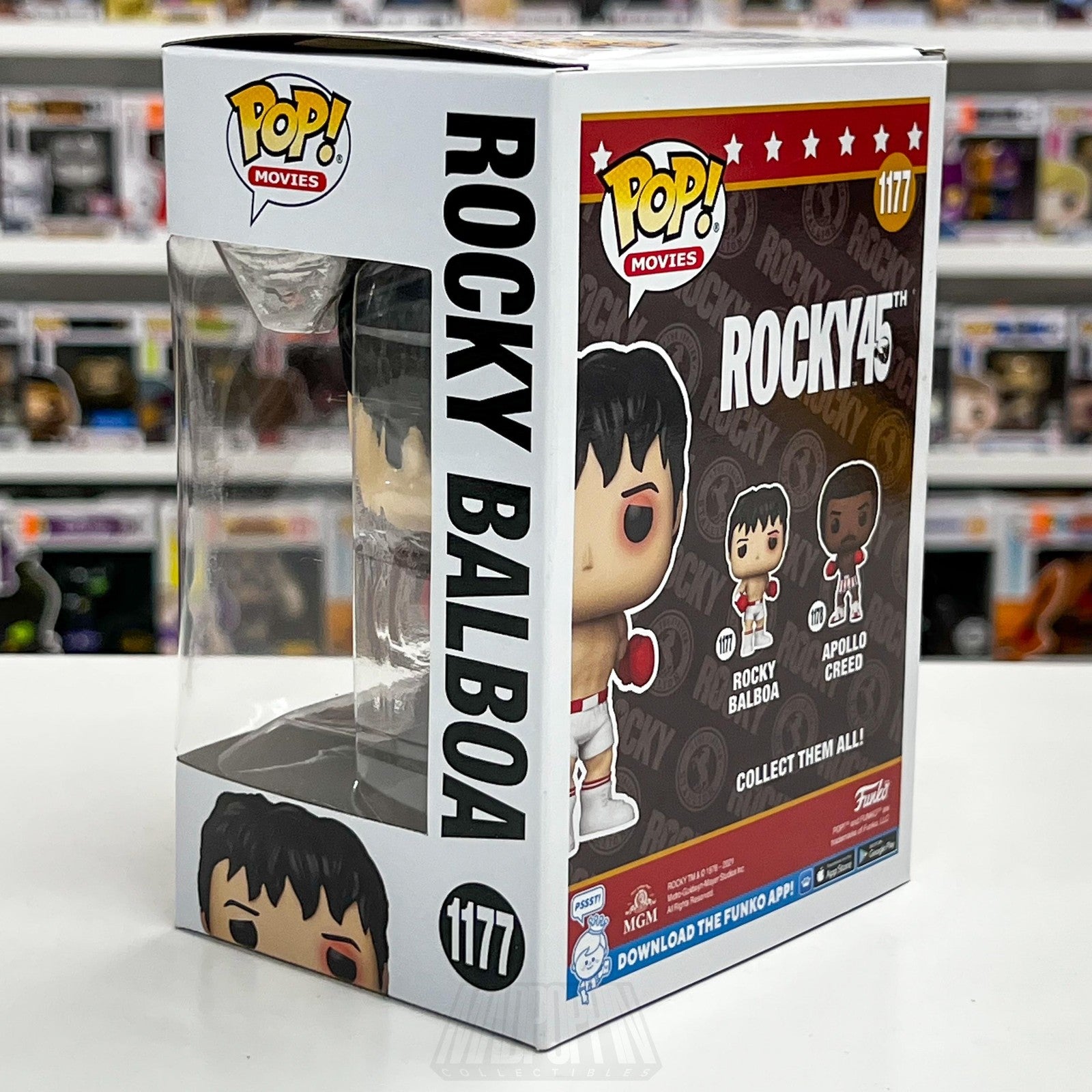 Funko Pop Movies Rocky 45th Rocky Balboa #1177 Vinyl Figure Boxed Collectible2