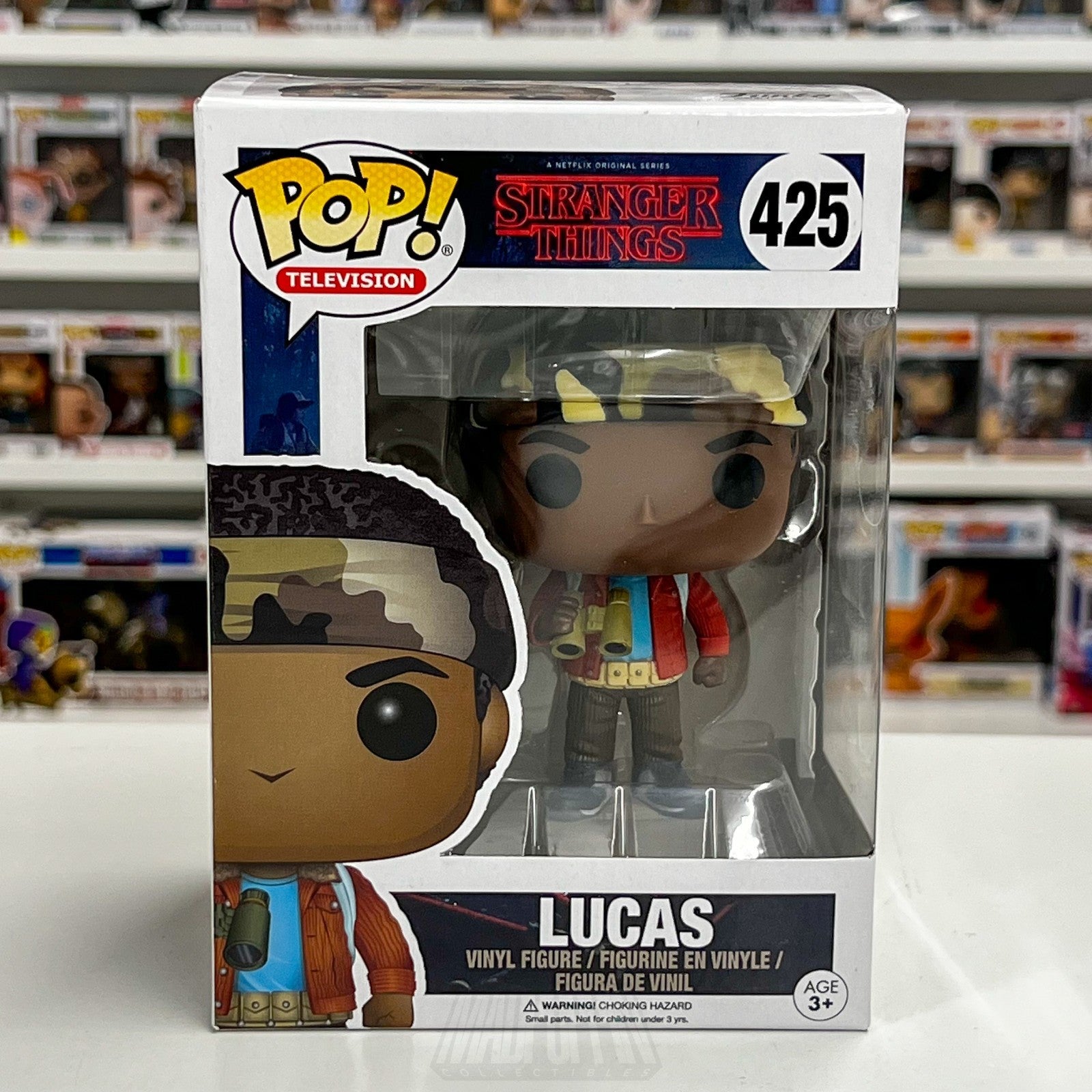 Funko Pop Television Stranger Things Lucas Sinclair 425 Original Vinyl Figure0