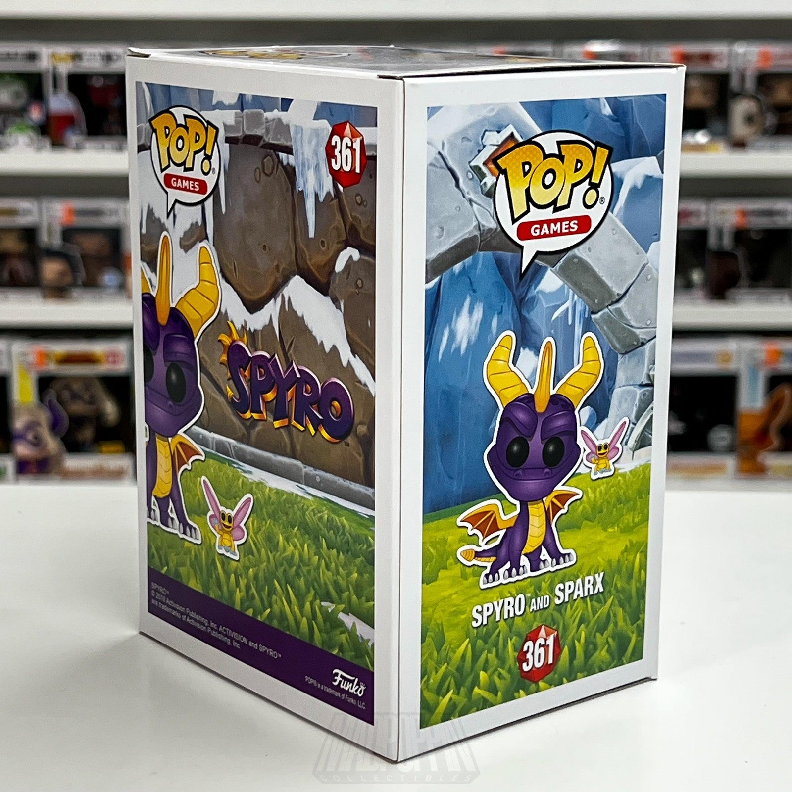 Funko POP Games Spyro and Sparx 361 Vinyl Figure New in Box 2018 PlayStation Toy