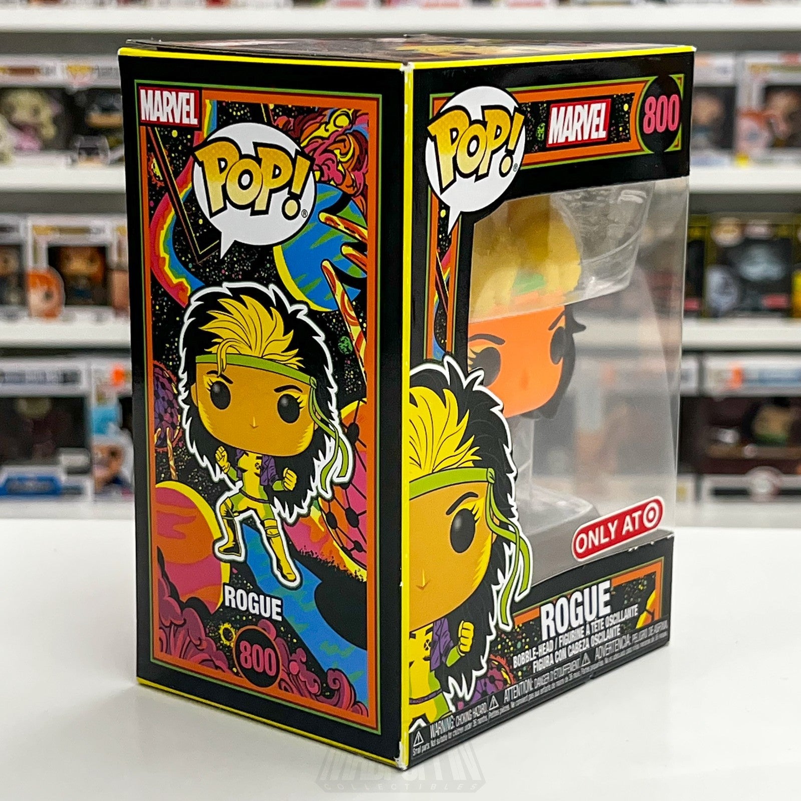Funko Pop Marvel Rogue Blacklight Target 800 Uncanny X-Men Mutant Vinyl Figure5