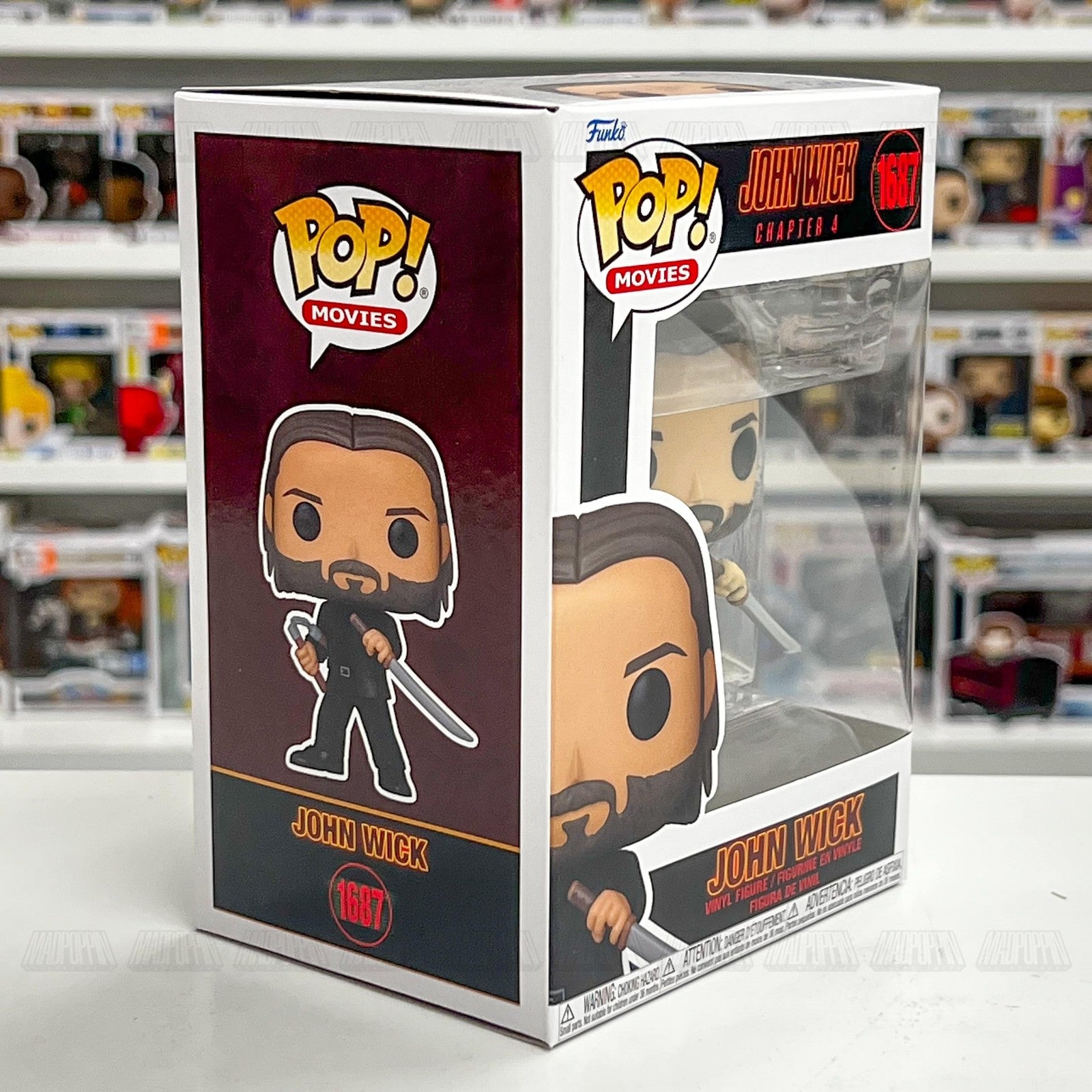 Funko Pop John Wick Chapter 4 1687 Vinyl Figure Movies Collectible New In Box5