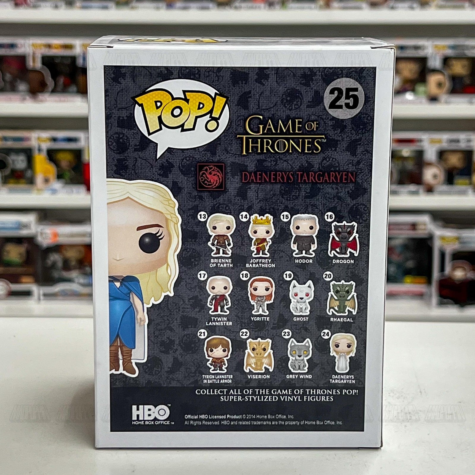 Funko Pop Game of Thrones Daenerys Targaryen 25 Vinyl Figure Standard New HBO TV