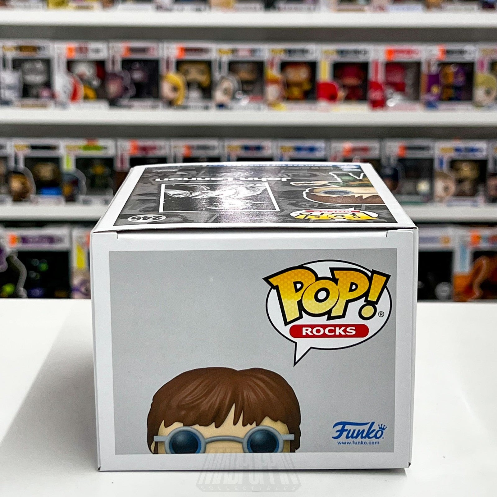 Funko Pop! Rocks John Lennon #246 Vinyl Figure Guitar Blue Glasses Collectible6