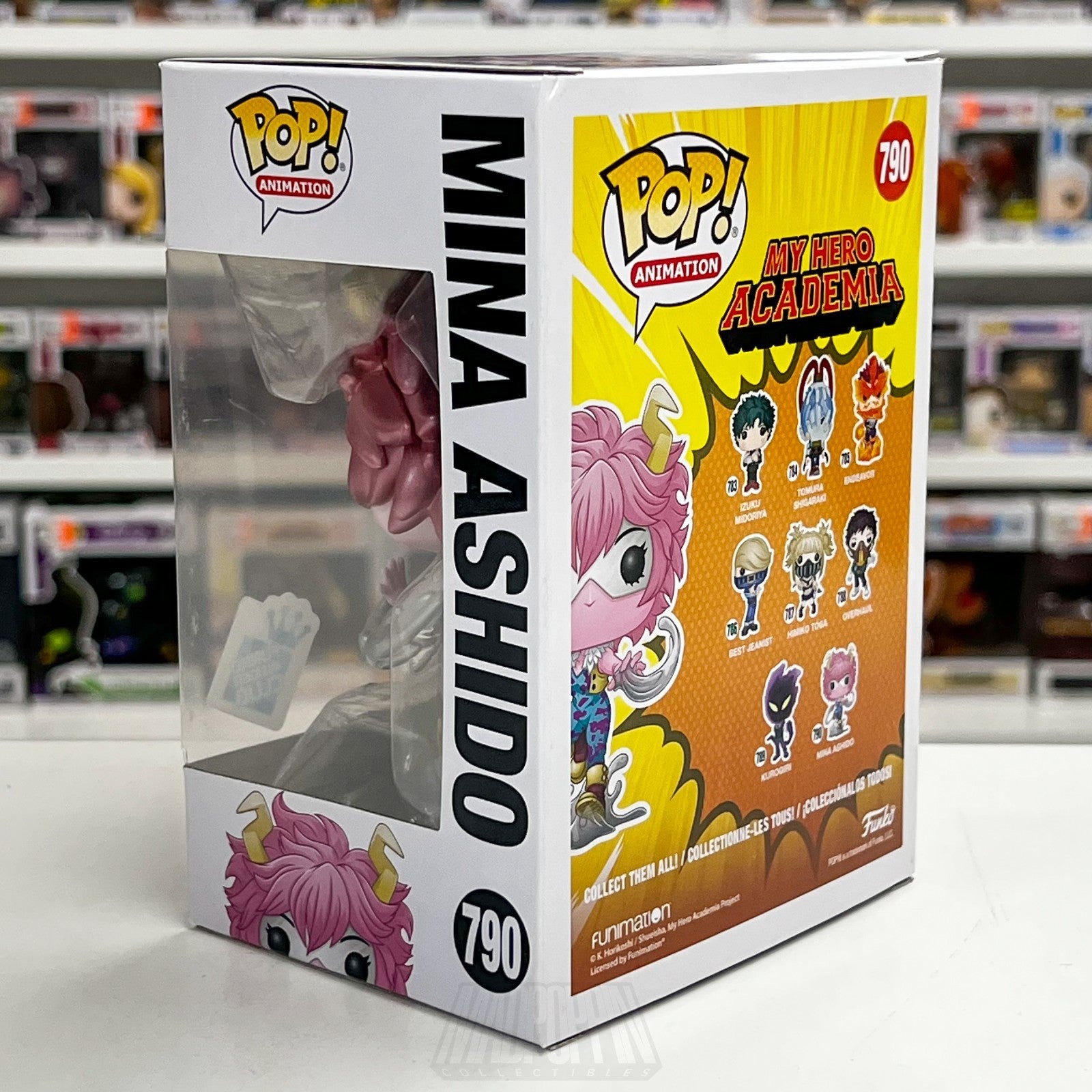 Funko Pop Anime My Hero Academia Mina Ashido Metallic 790 GameStop Vinyl Figure2