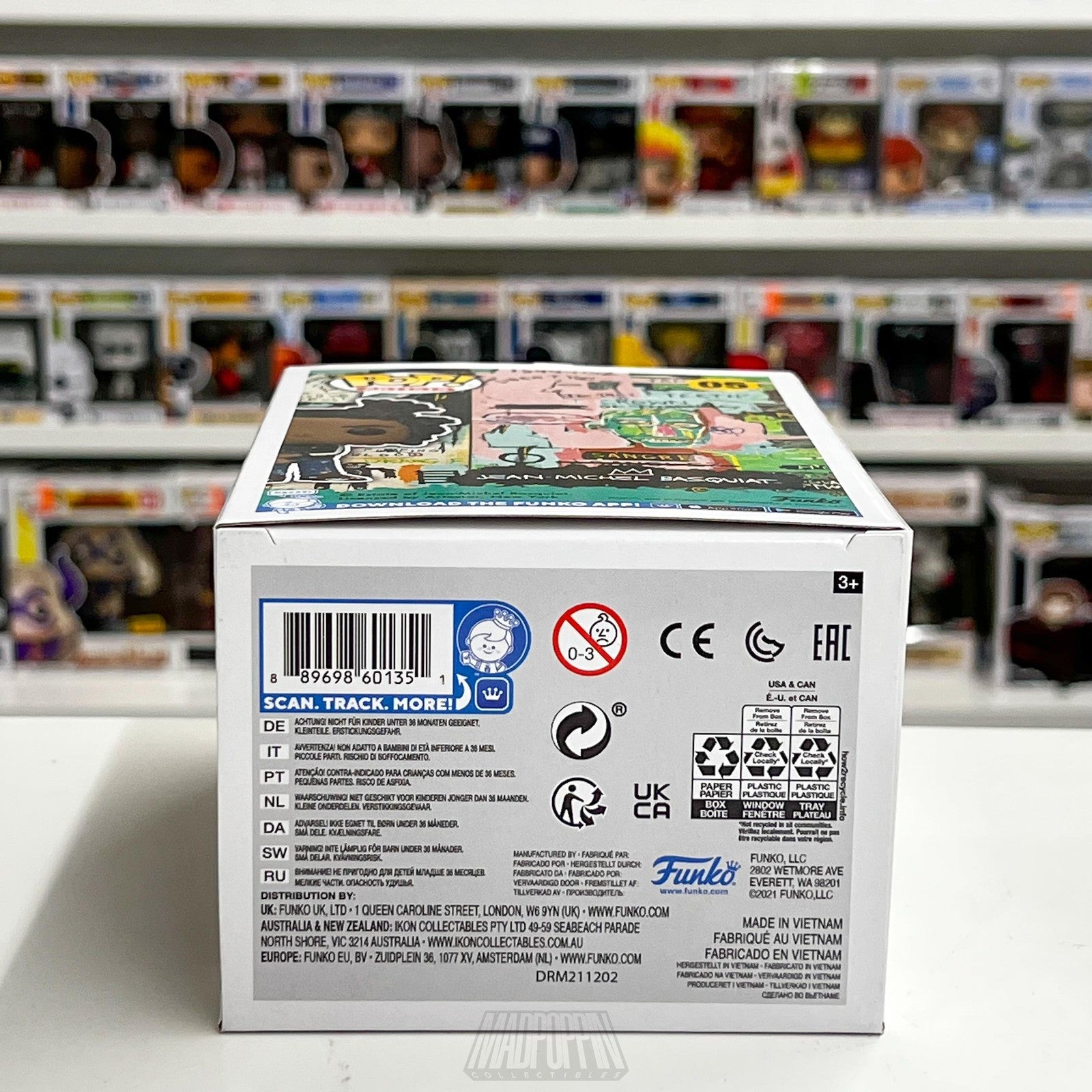 Funko Pop Jean-Michel Basquiat 05 Artist Series Vinyl Figure Art Collectible New