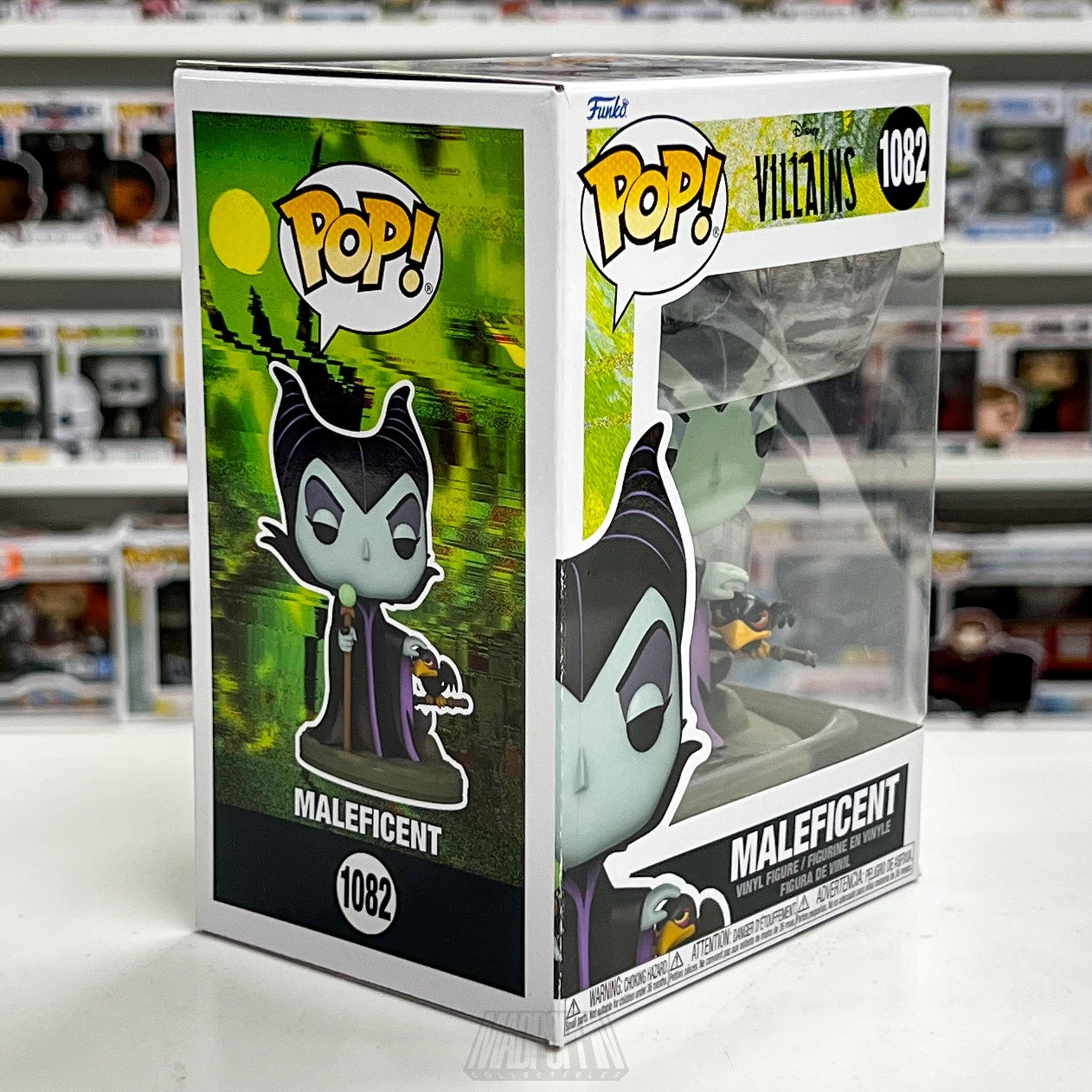 Funko Pop Disney Villains 1082 Maleficent Vinyl Figure New Damaged Box Collector
