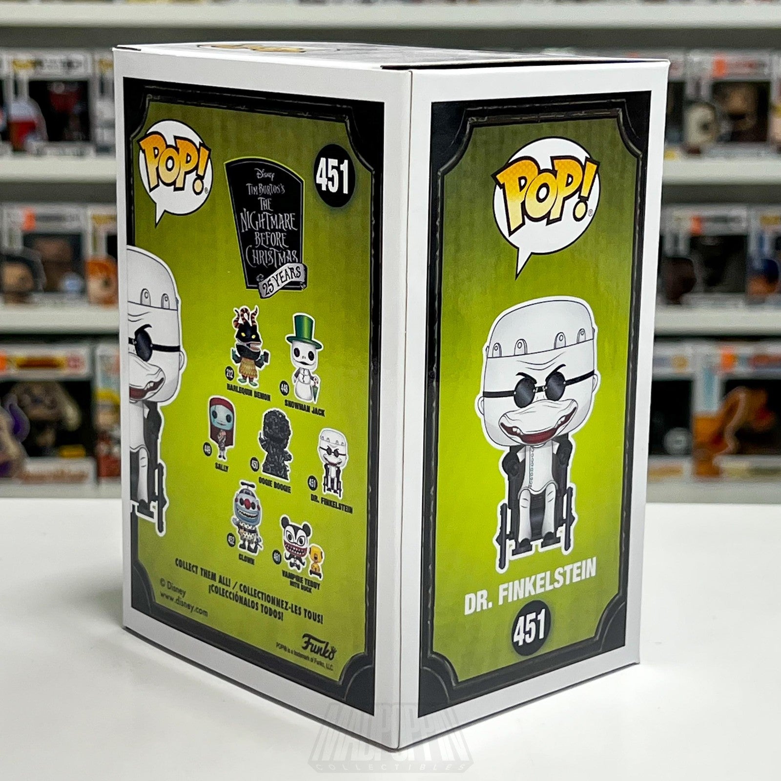 Funko Pop Disney Dr. Finkelstein 451 Nightmare Before Christmas Vinyl Figure Toy