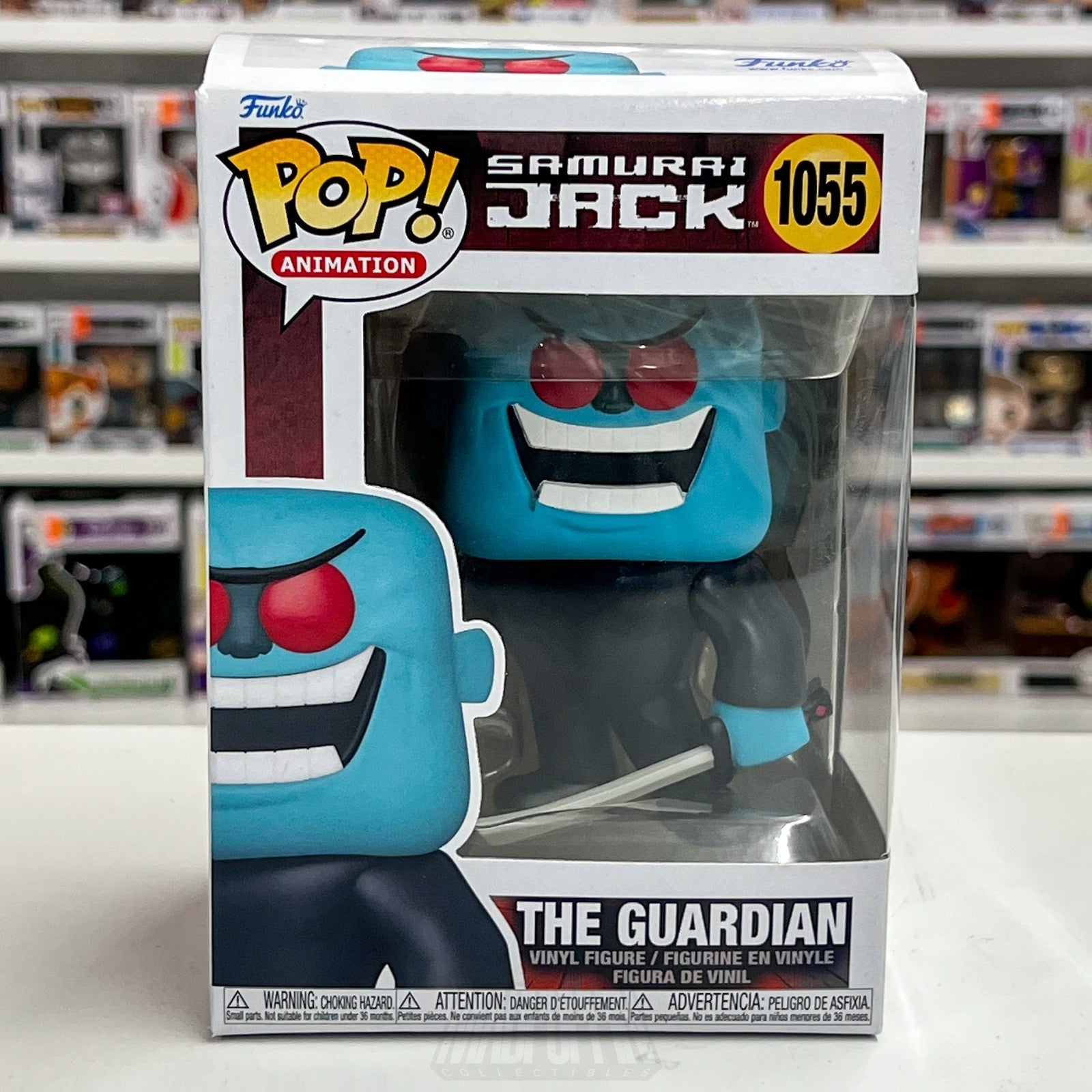 Funko Pop Animation Samurai Jack The Guardian 1055 Figure Cartoon Network Toy0