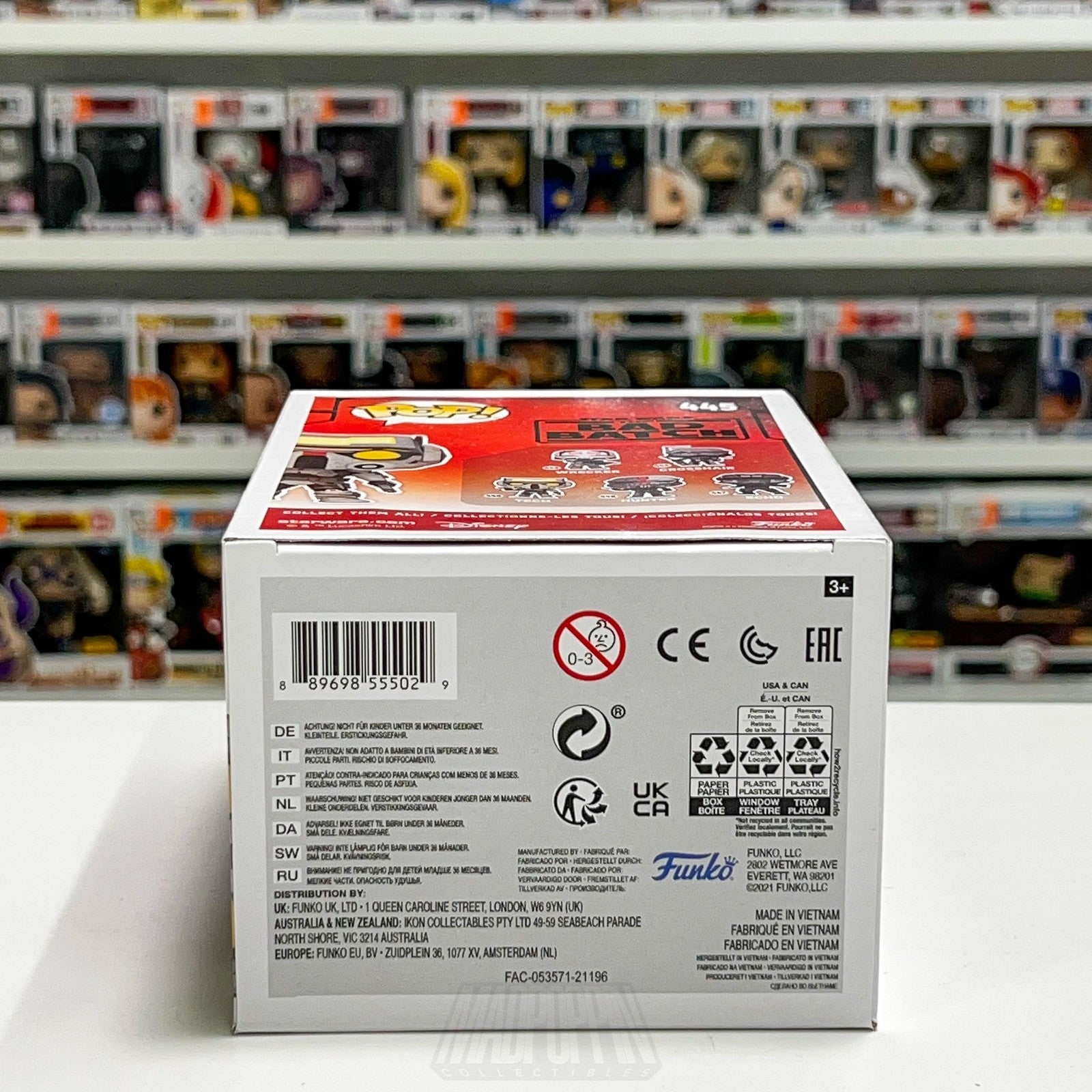 Funko Pop Star Wars The Bad Batch Tech 445 Bobble-Head Vinyl Figure New in Box