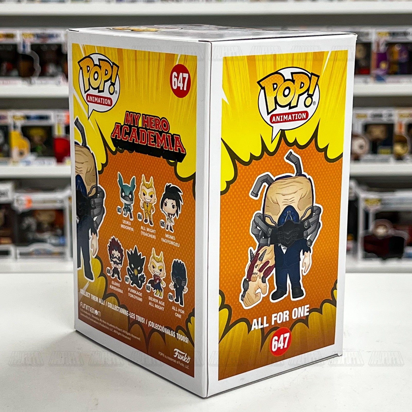 Funko Pop My Hero Academia All For One 647 Fugitive Toys Exclusive Vinyl Figure