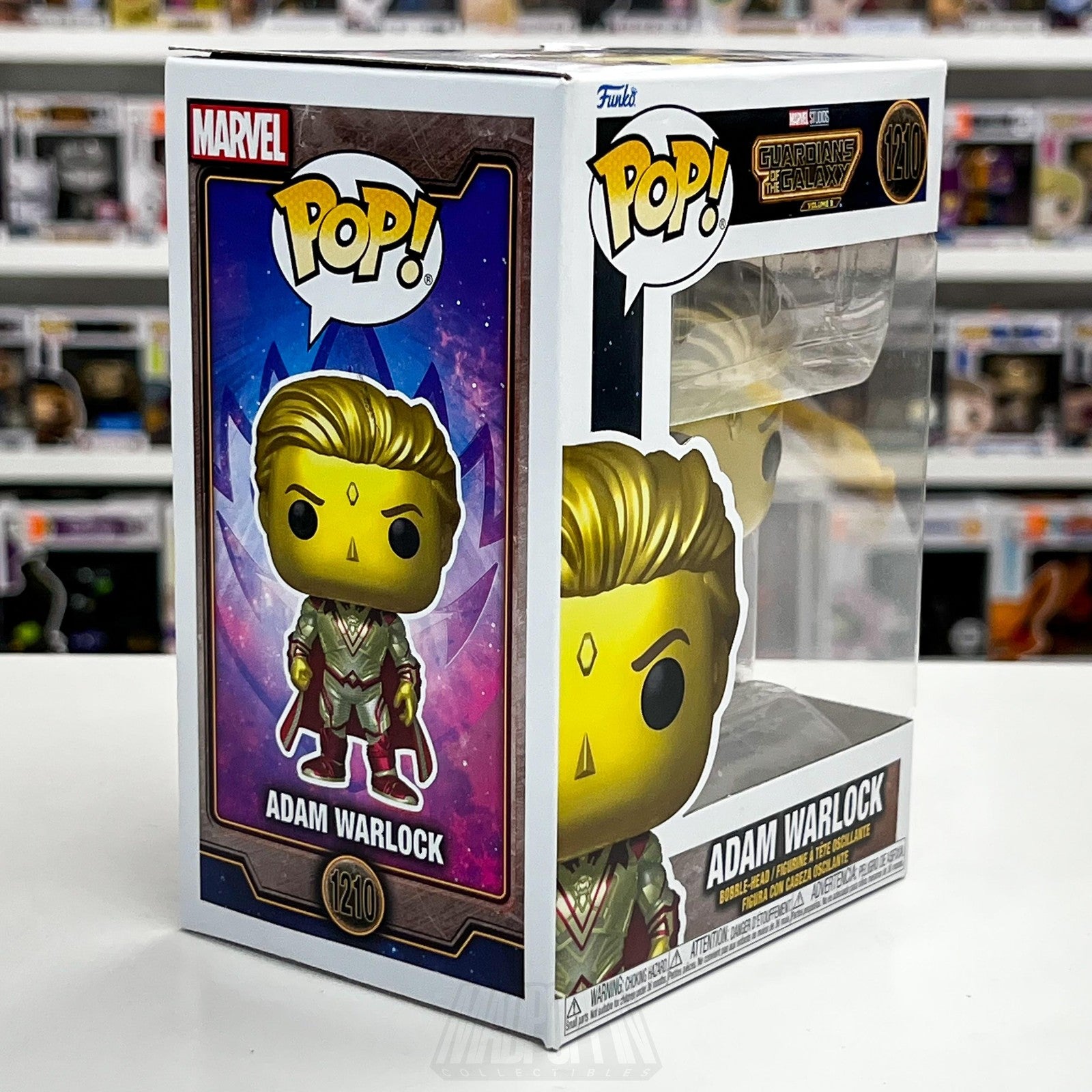 Funko Pop Marvel Adam Warlock 1210 Guardians of the Galaxy Vol 3 Bobblehead5