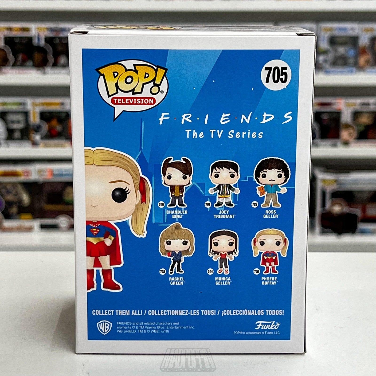 Funko Pop Friends Phoebe Buffay Supergirl #705 Vinyl Figure TV Series